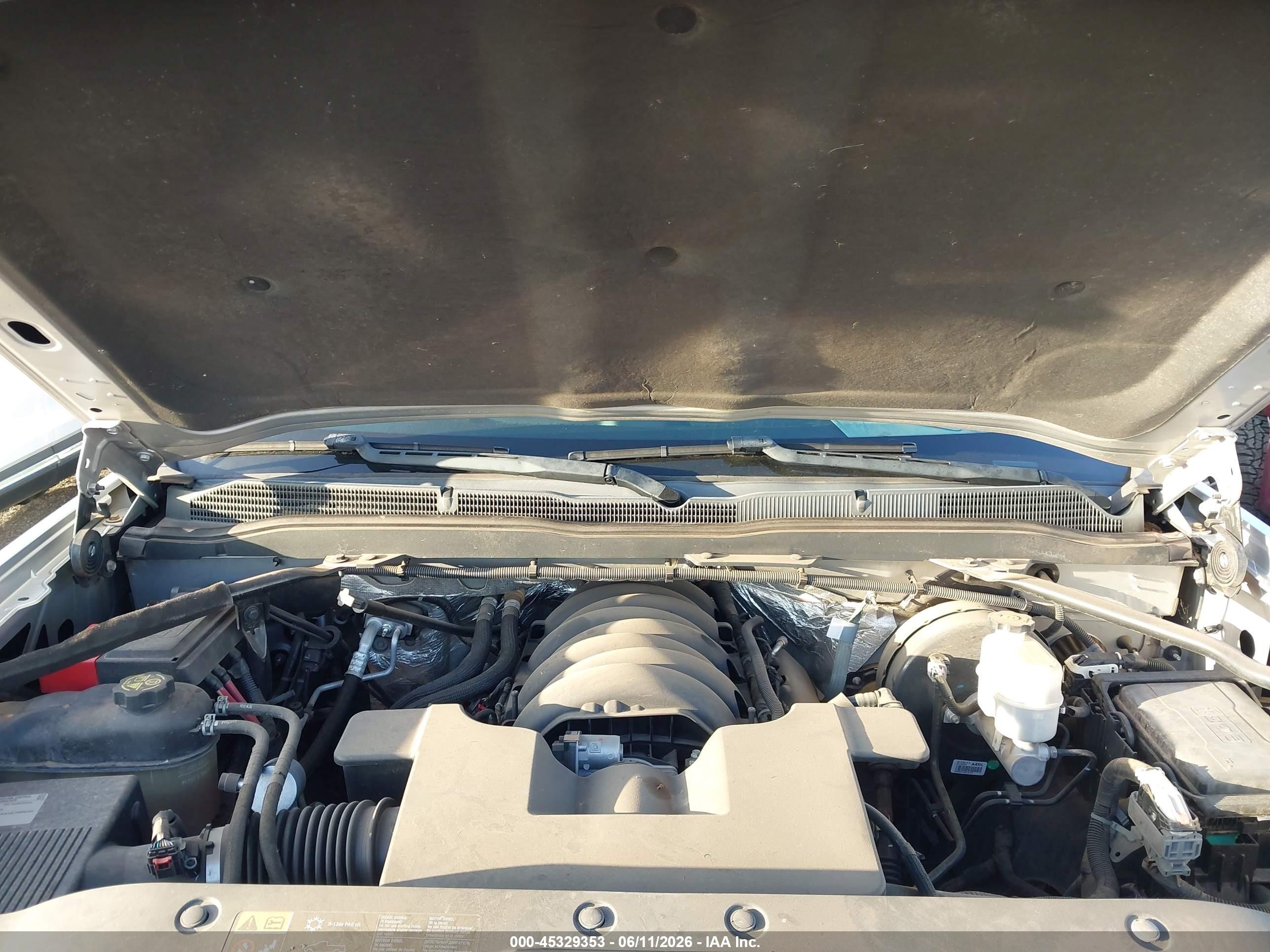 2014 Chevrolet Silverado 1500 1lt Silver vin: 3GCPCREC3EG102585