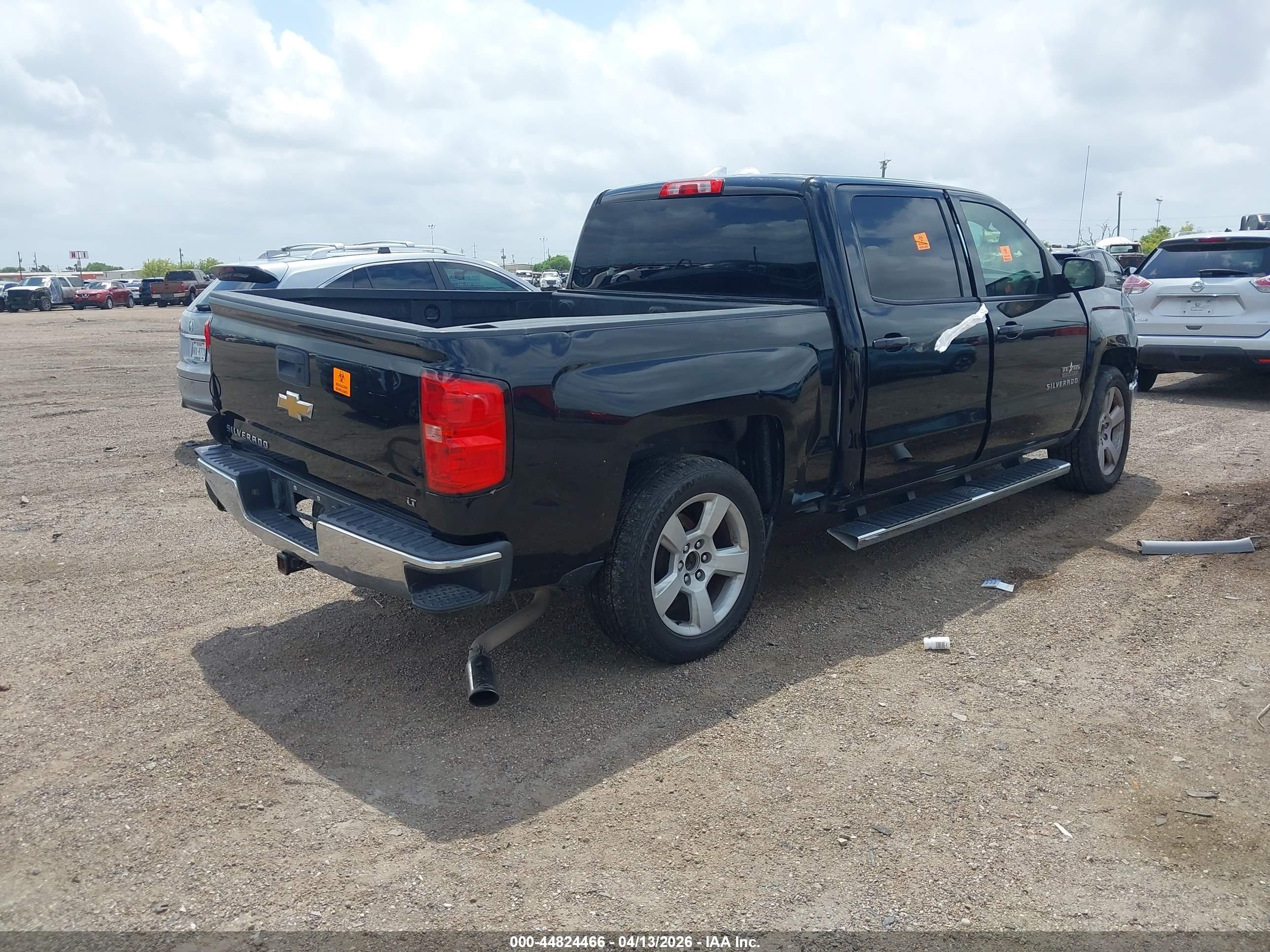2014 Chevrolet Silverado 1500 1lt Black vin: 3GCPCREC3EG104479