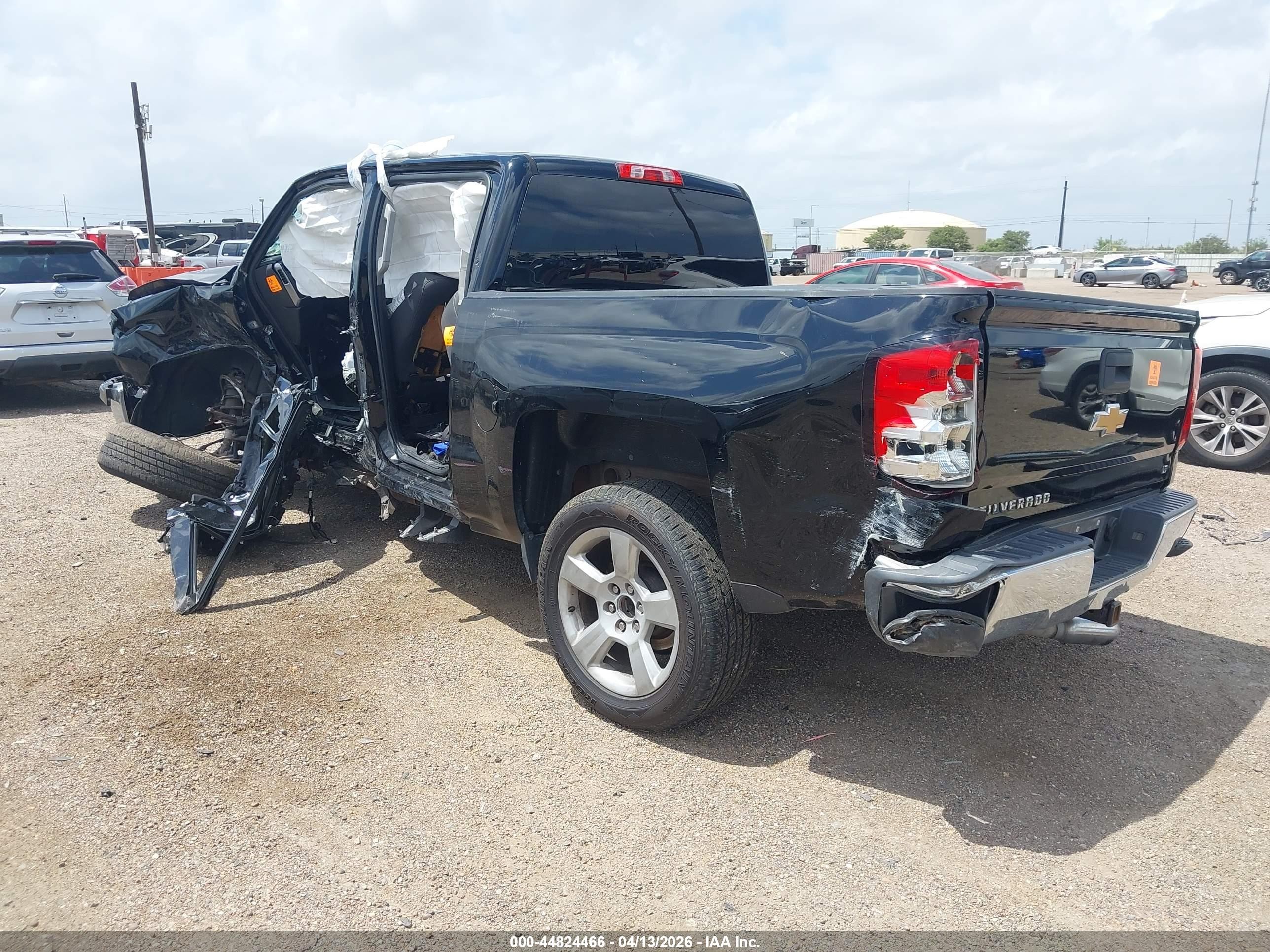2014 Chevrolet Silverado 1500 1lt Black vin: 3GCPCREC3EG104479
