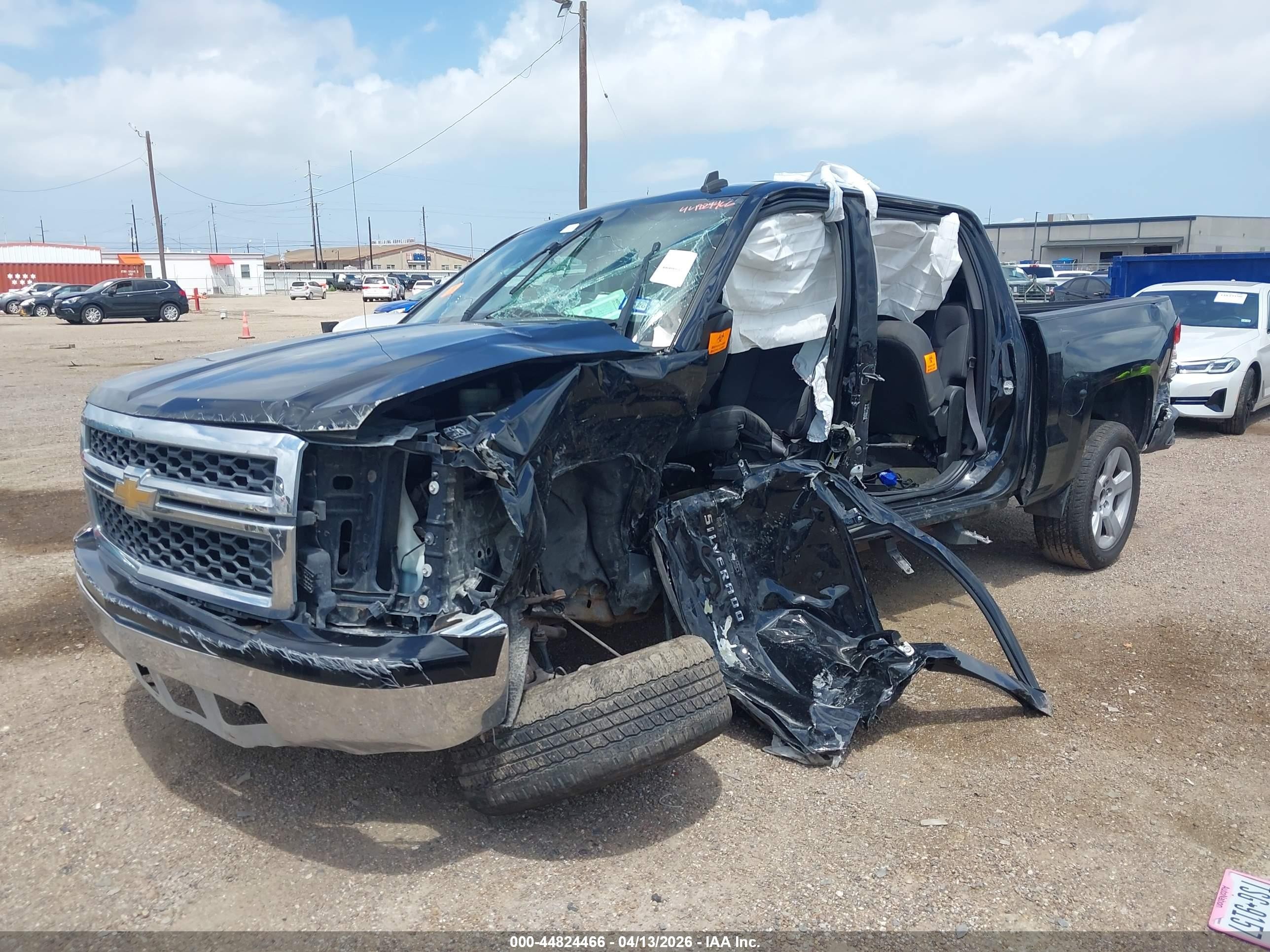 2014 Chevrolet Silverado 1500 1lt Black vin: 3GCPCREC3EG104479