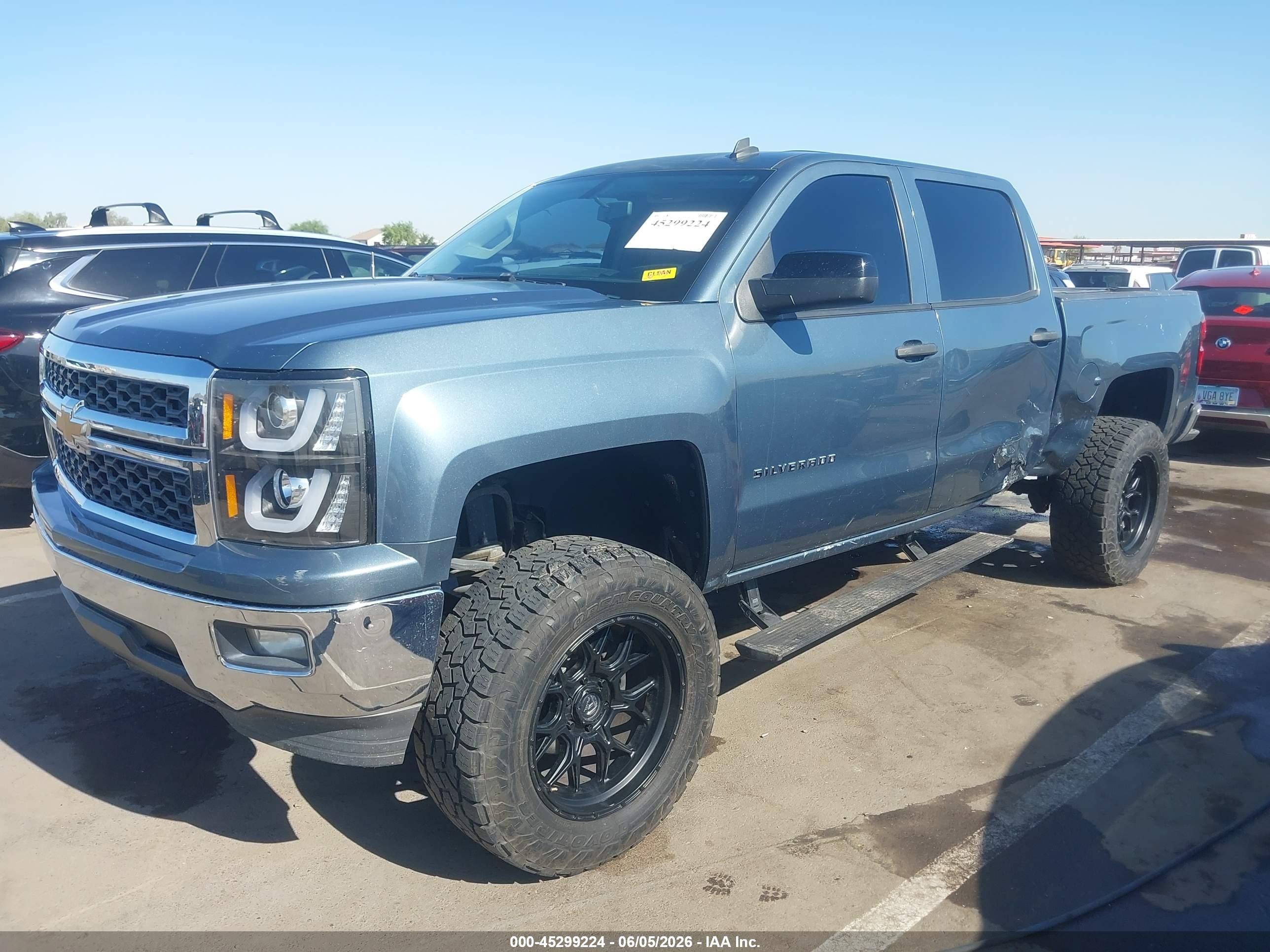 2014 Chevrolet Silverado 1500 1lt Зеленый vin: 3GCPCREC3EG108824