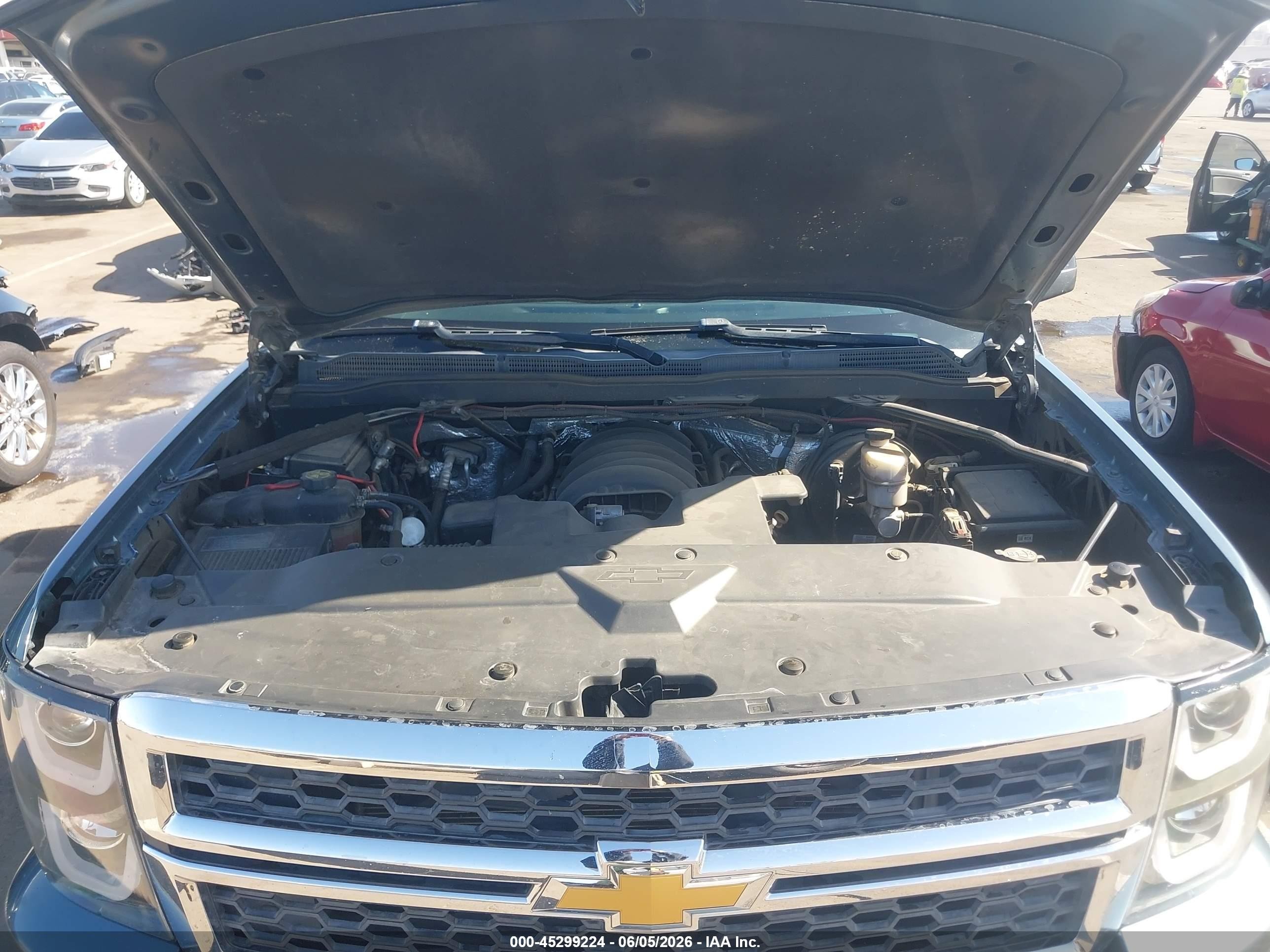 2014 Chevrolet Silverado 1500 1lt Зеленый vin: 3GCPCREC3EG108824