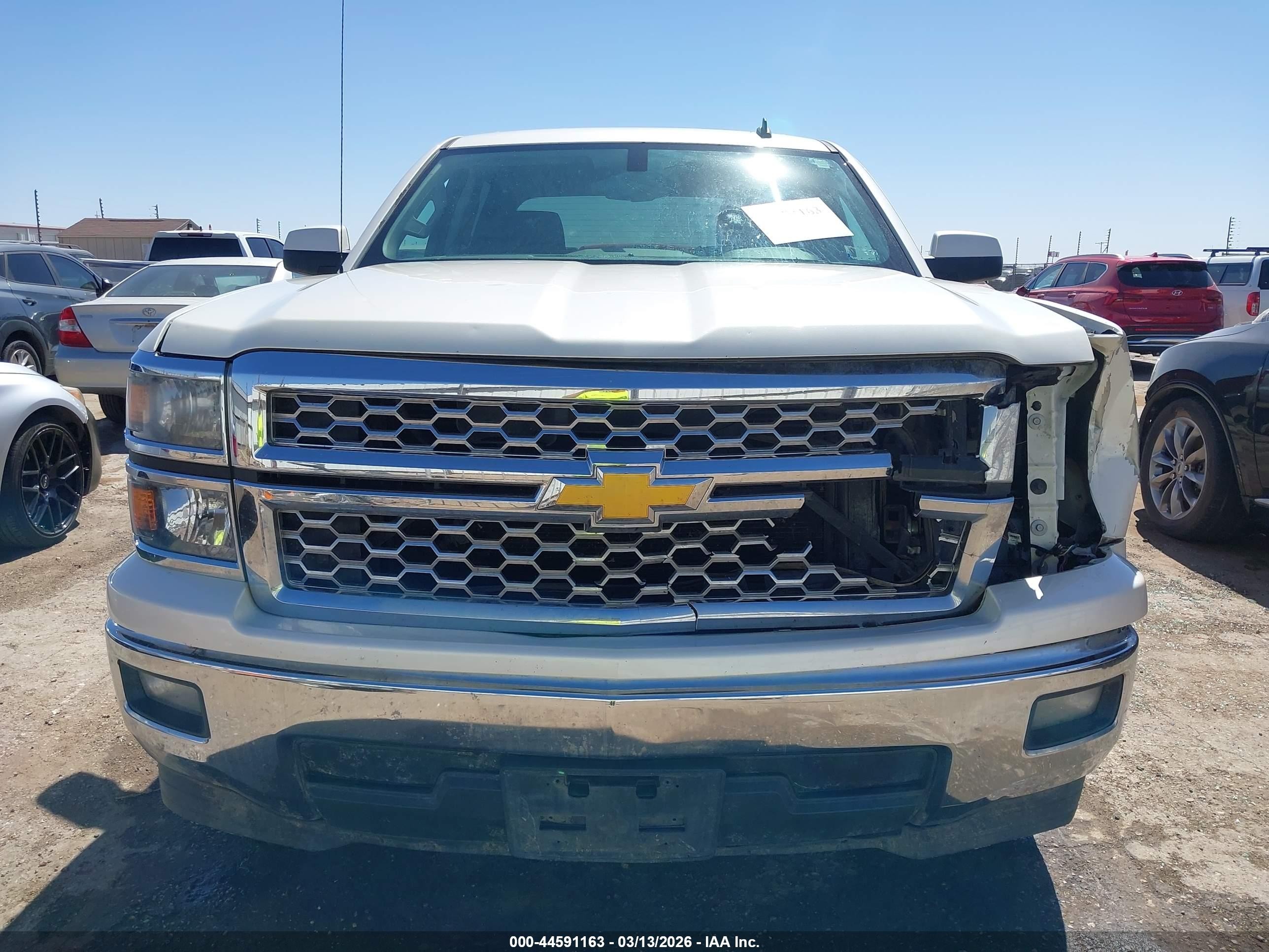 2014 Chevrolet Silverado 1500 1lt Белый vin: 3GCPCREC3EG381911