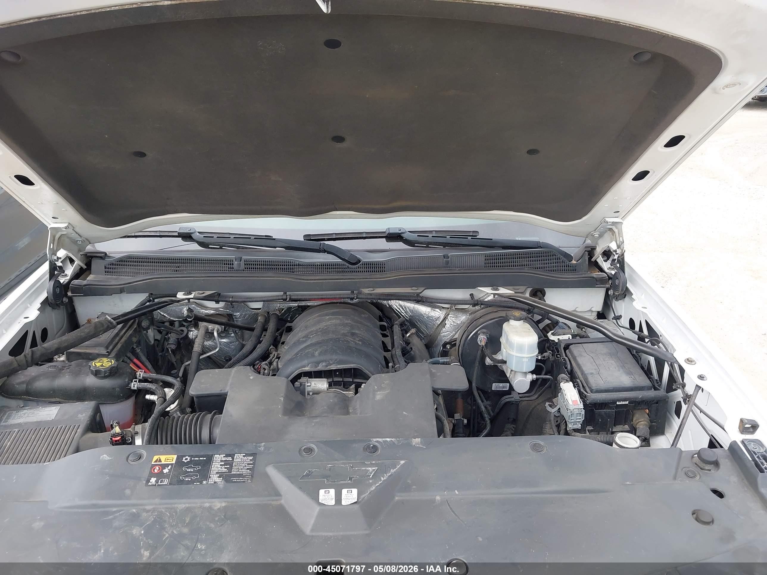 2014 Chevrolet Silverado 1500 1lt White vin: 3GCPCREC3EG484634