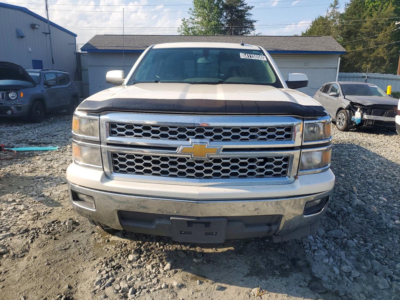 2014 Chevrolet Silverado C1500 Lt White vin: 3GCPCREC3EG556643