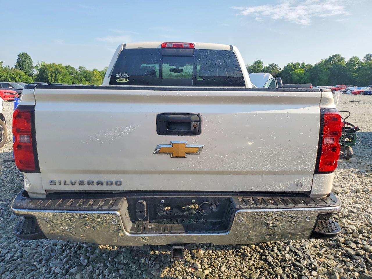 2014 Chevrolet Silverado C1500 Lt White vin: 3GCPCREC3EG556643