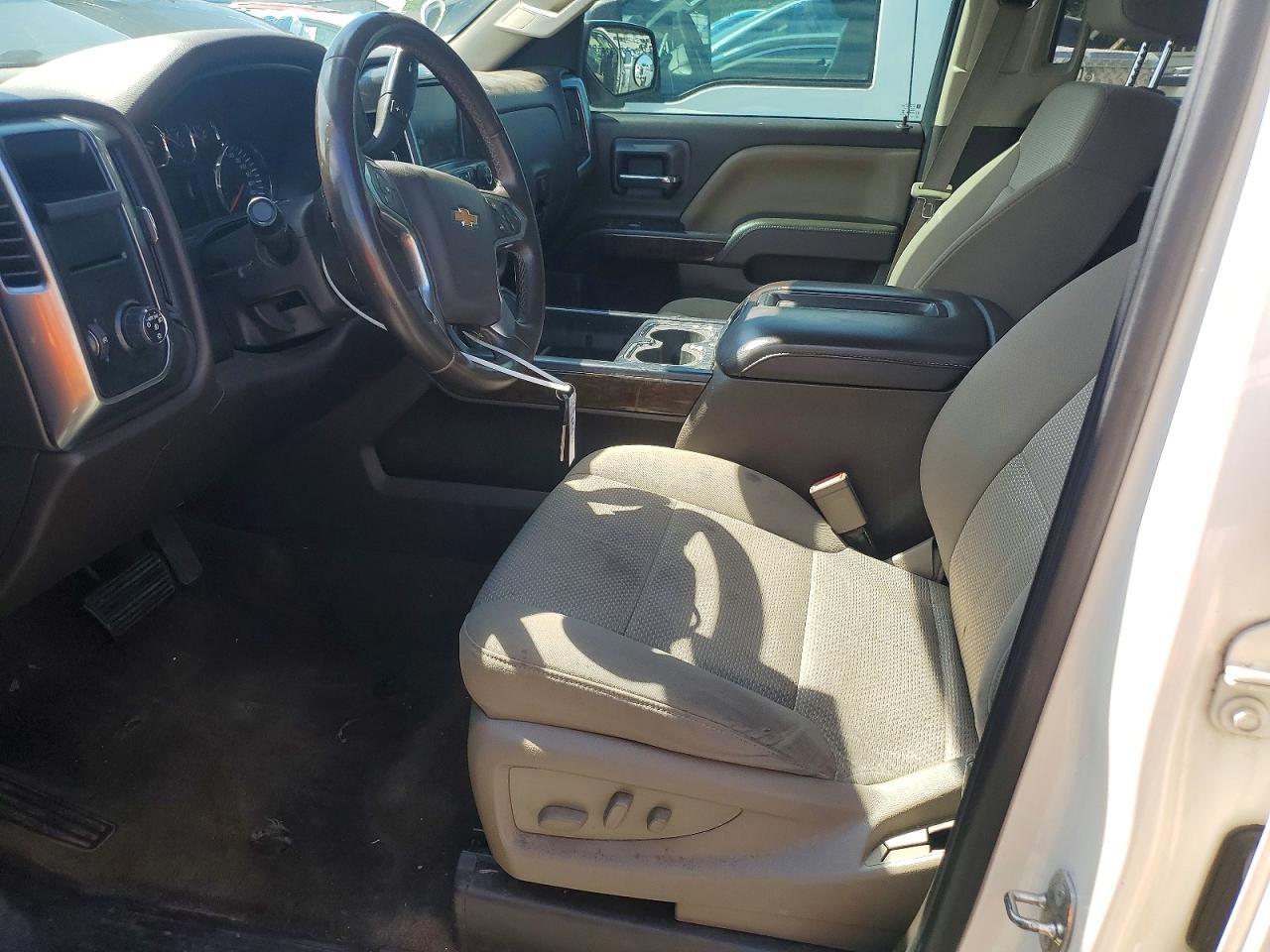2014 Chevrolet Silverado C1500 Lt White vin: 3GCPCREC3EG556643