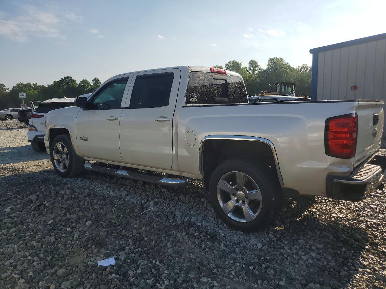 2014 Chevrolet Silverado C1500 Lt White vin: 3GCPCREC3EG556643