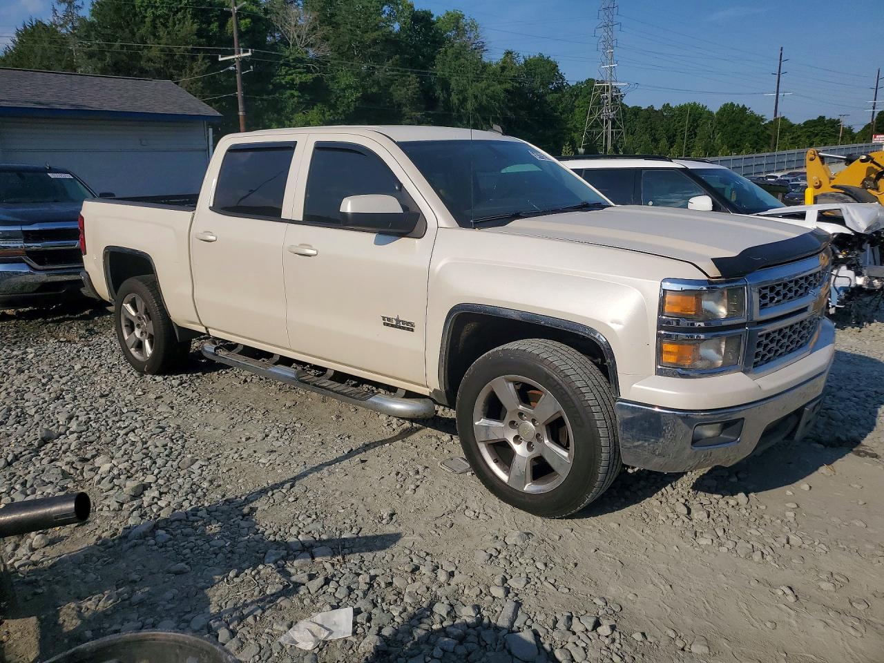 2014 Chevrolet Silverado C1500 Lt White vin: 3GCPCREC3EG556643