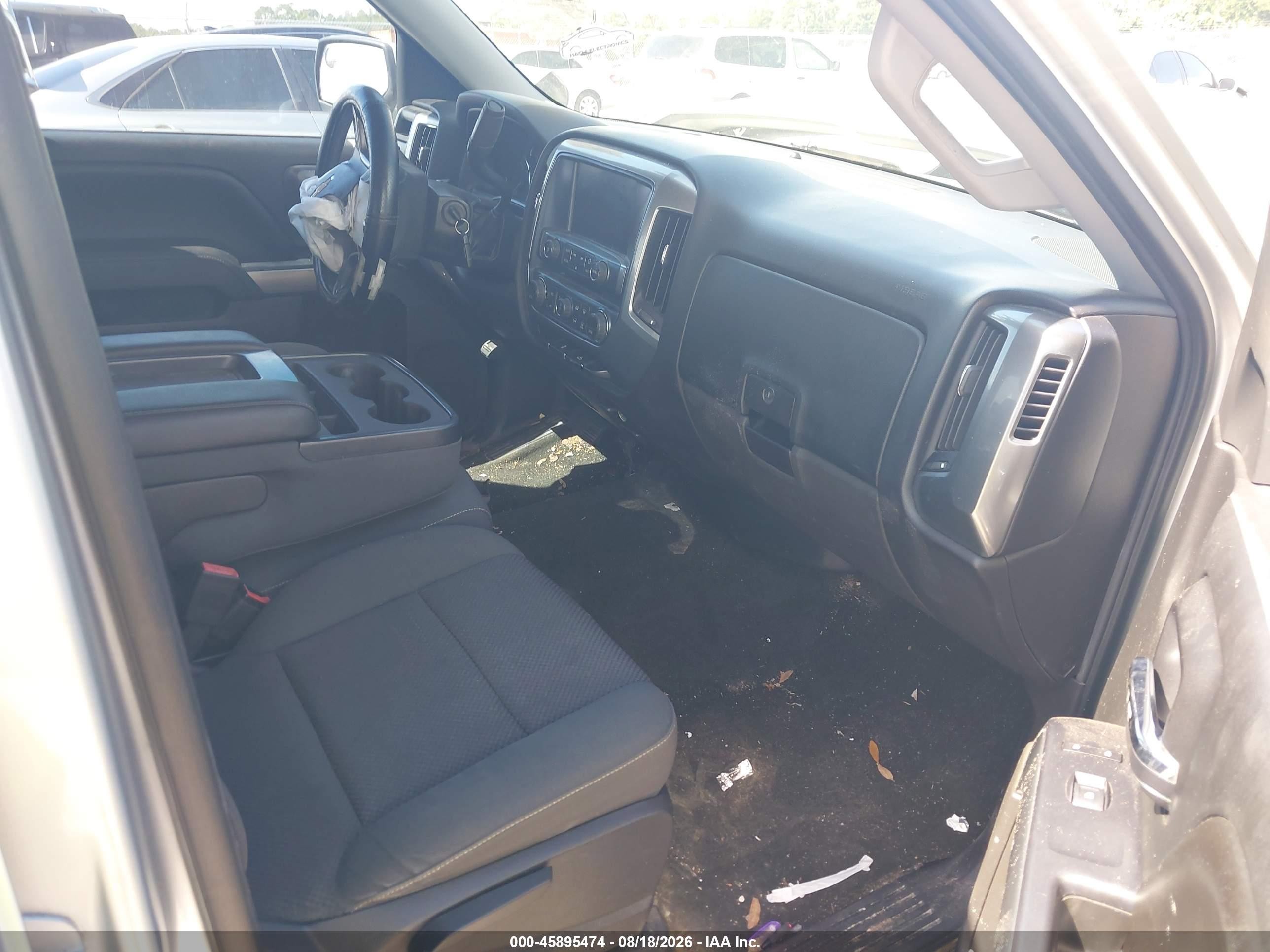 2015 Chevrolet Silverado 1500 Lt Silver vin: 3GCPCREC3FG173402