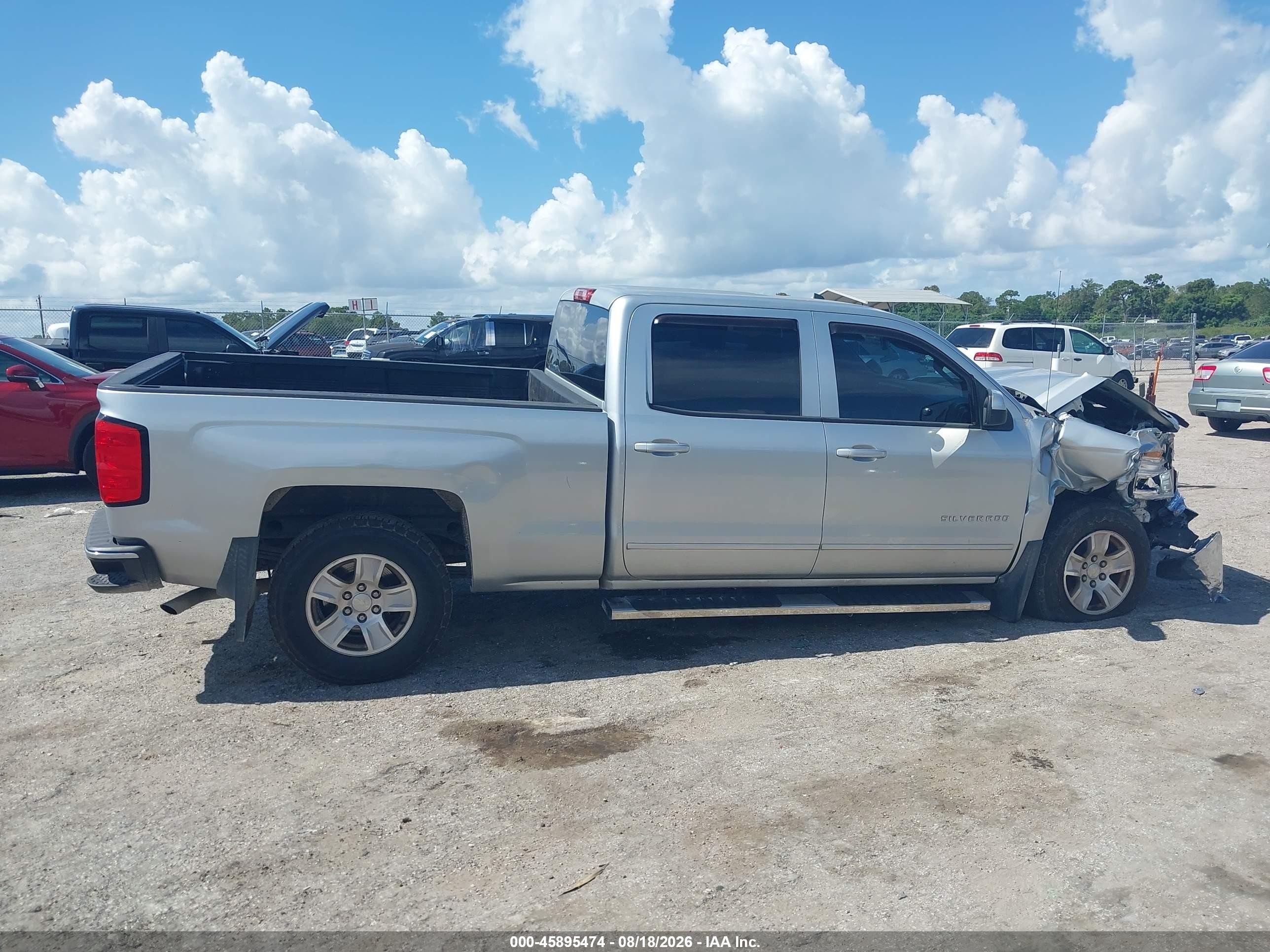 2015 Chevrolet Silverado 1500 Lt Silver vin: 3GCPCREC3FG173402