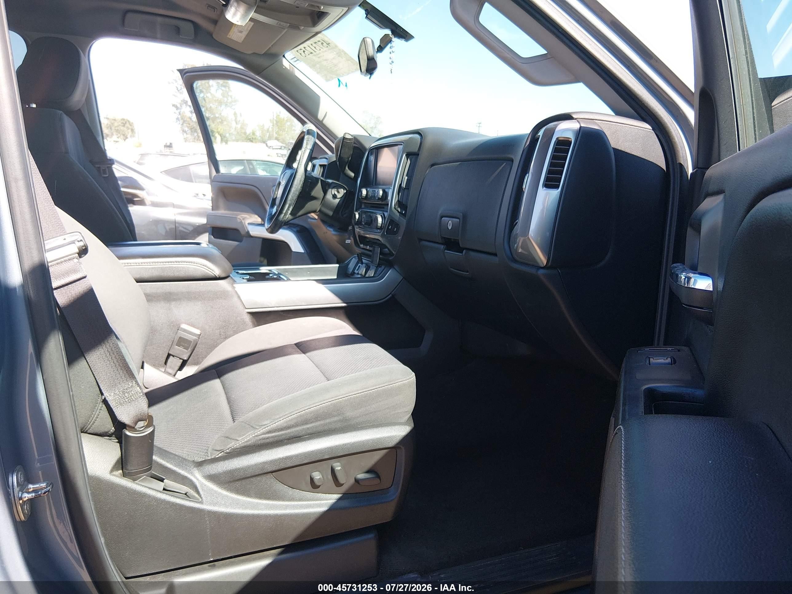 2015 Chevrolet Silverado C1500 Lt Gray vin: 3GCPCREC3FG313495