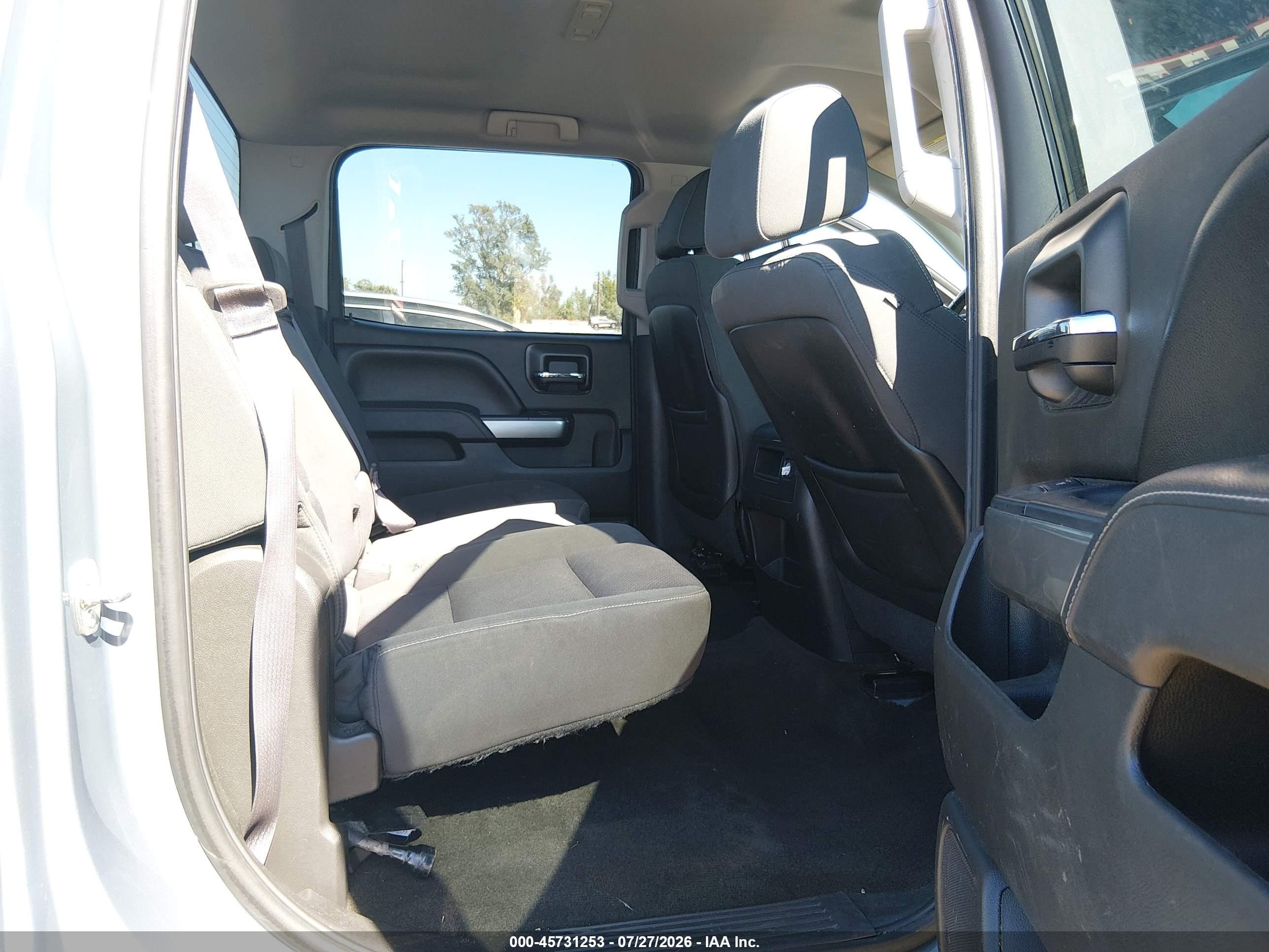 2015 Chevrolet Silverado C1500 Lt Gray vin: 3GCPCREC3FG313495