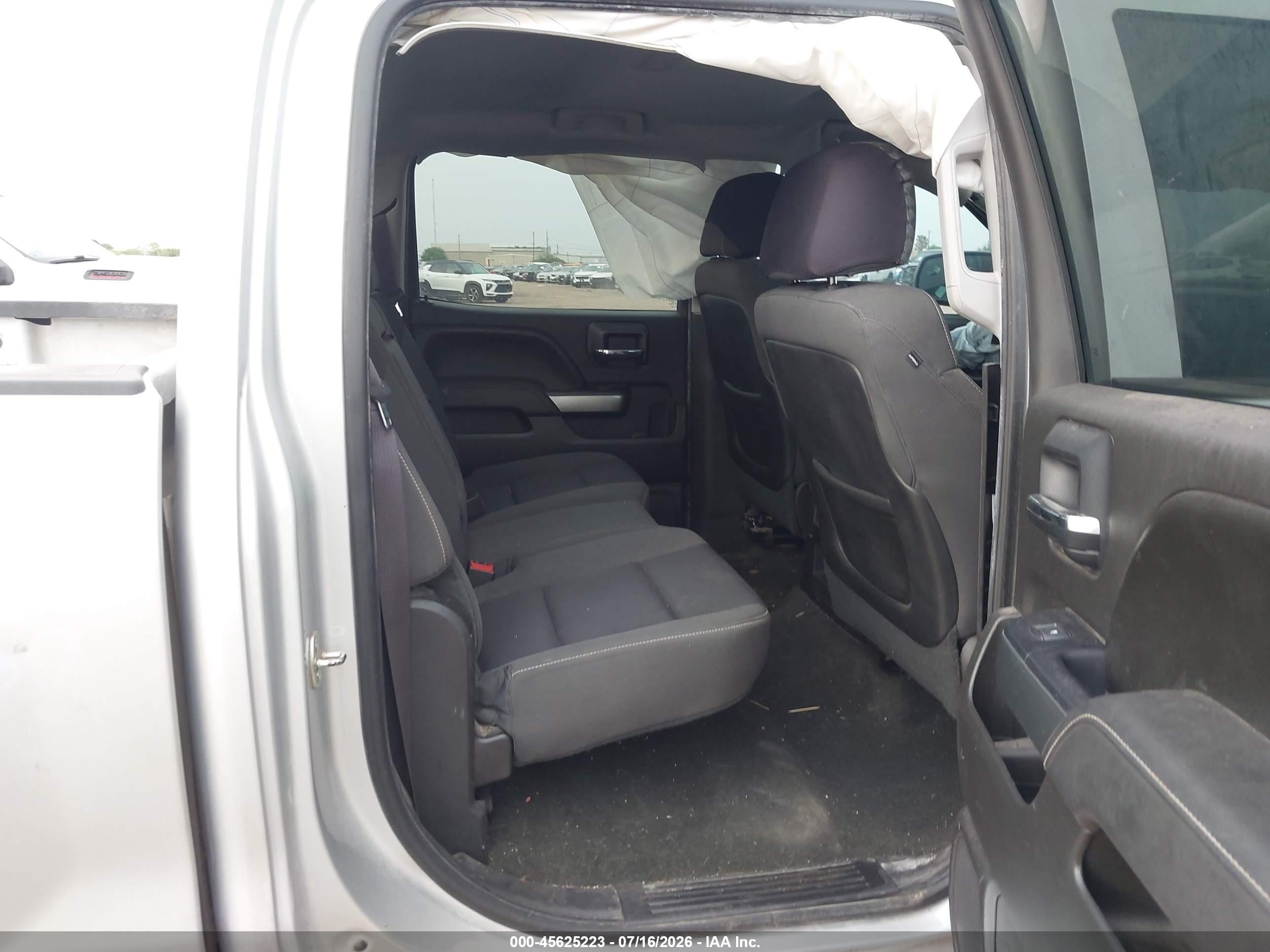 2015 Chevrolet Silverado 1500 Lt Silver vin: 3GCPCREC3FG314792