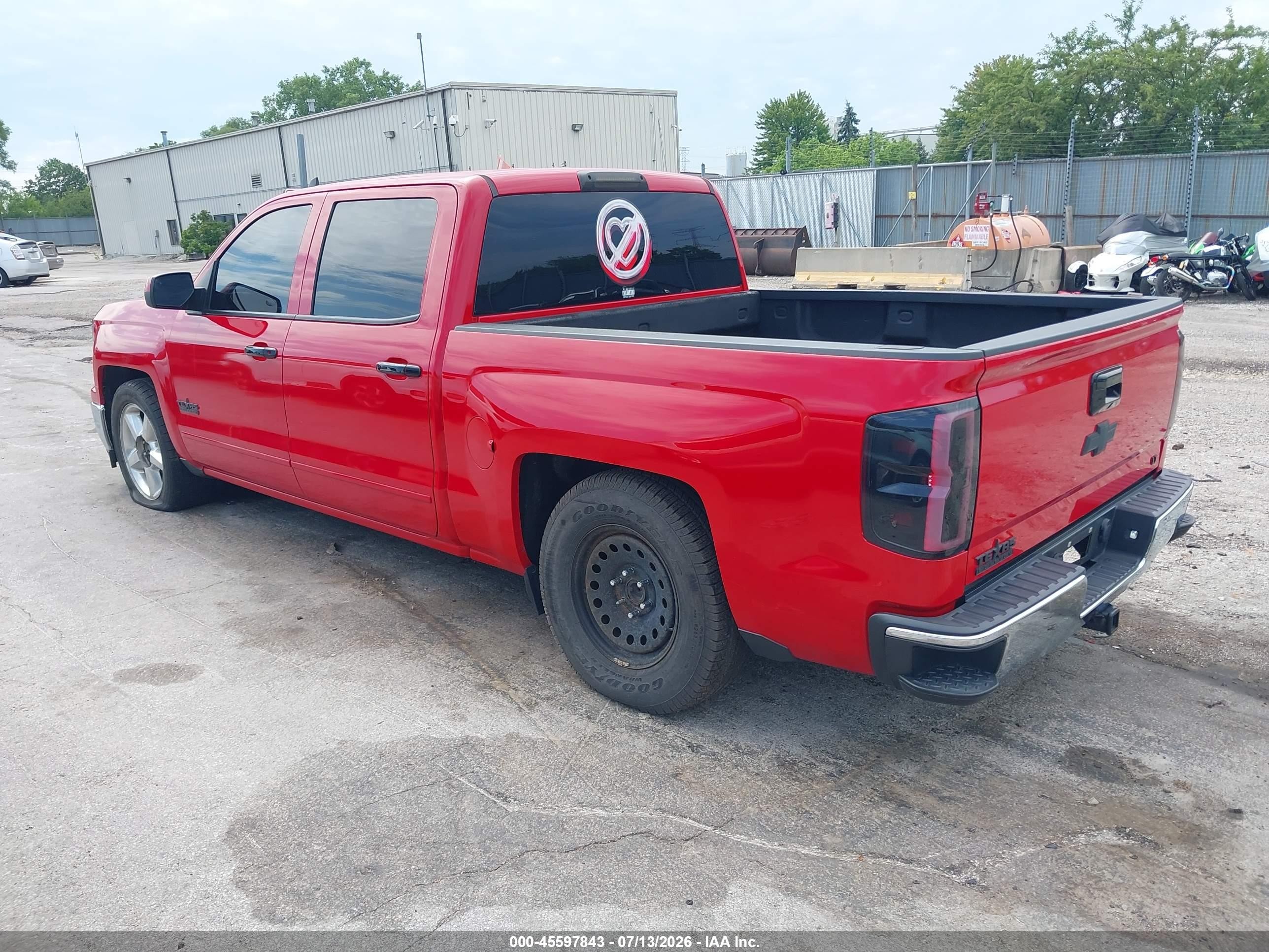 2015 Chevrolet Silverado 1500 Lt Red vin: 3GCPCREC3FG346125