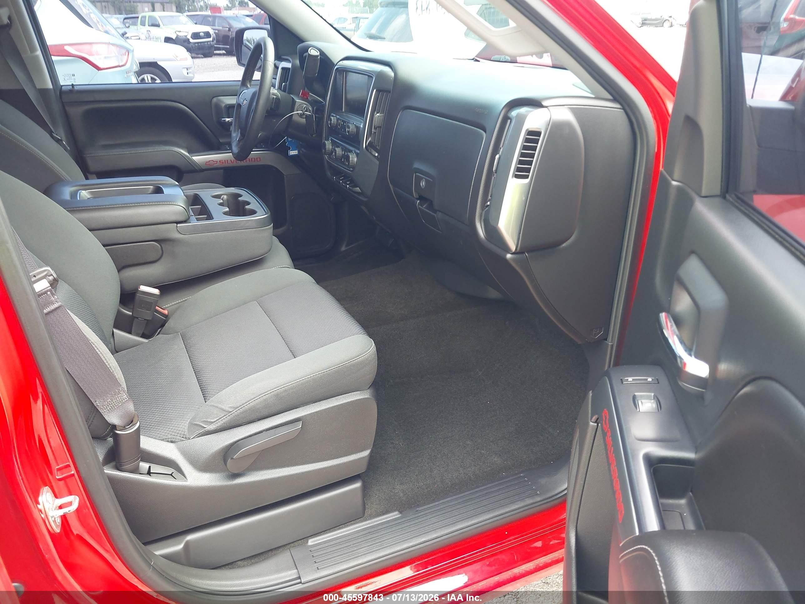 2015 Chevrolet Silverado 1500 Lt Red vin: 3GCPCREC3FG346125