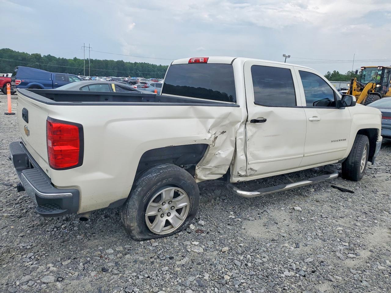 2015 Chevrolet Silverado C1500 Lt White vin: 3GCPCREC3FG417517