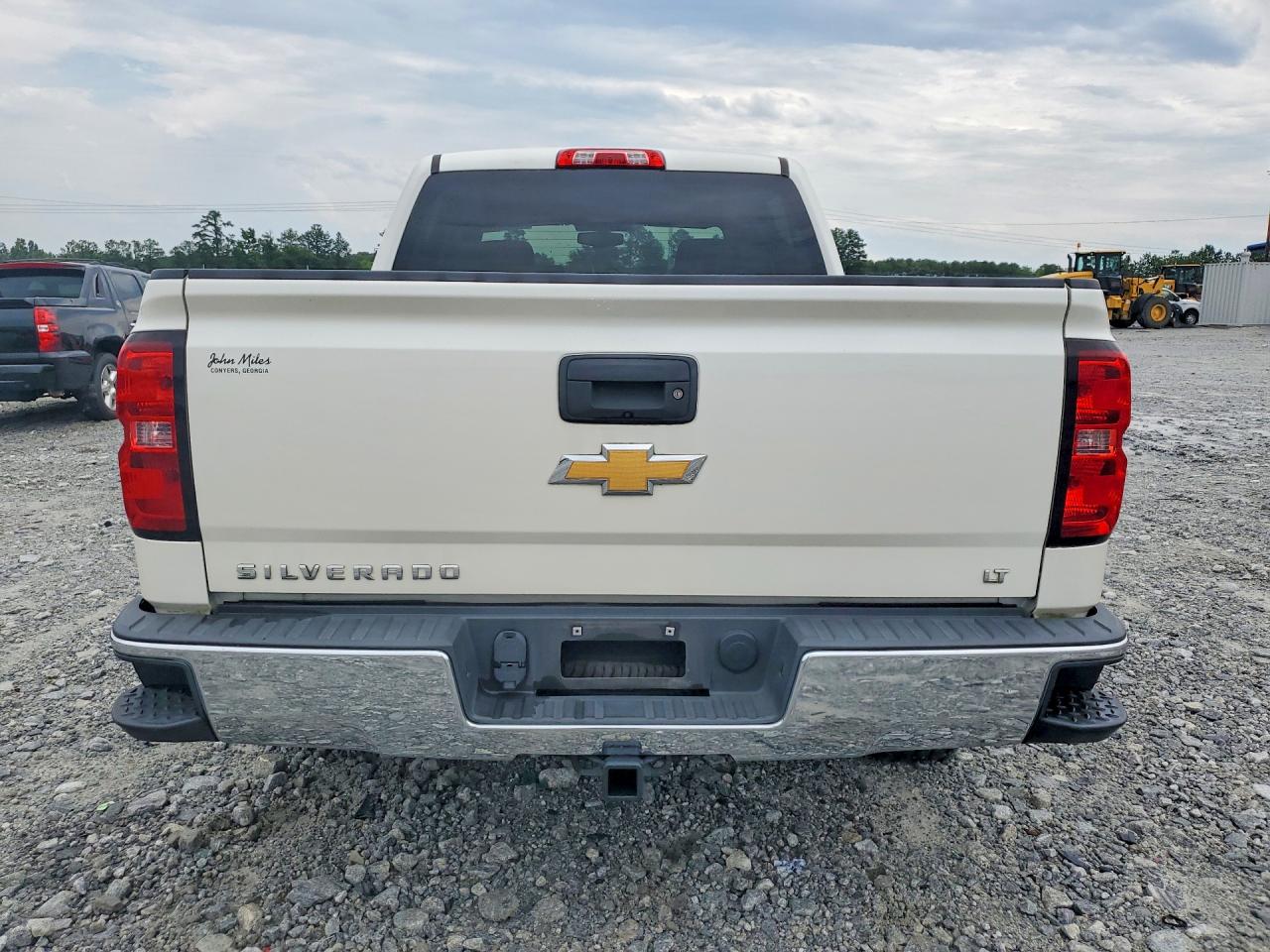 2015 Chevrolet Silverado C1500 Lt White vin: 3GCPCREC3FG417517