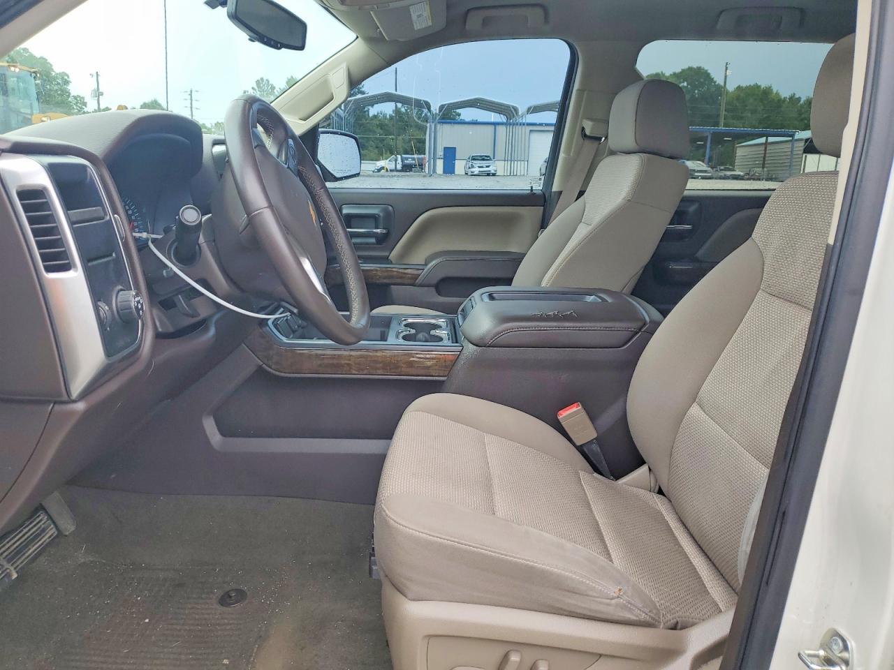 2015 Chevrolet Silverado C1500 Lt White vin: 3GCPCREC3FG417517