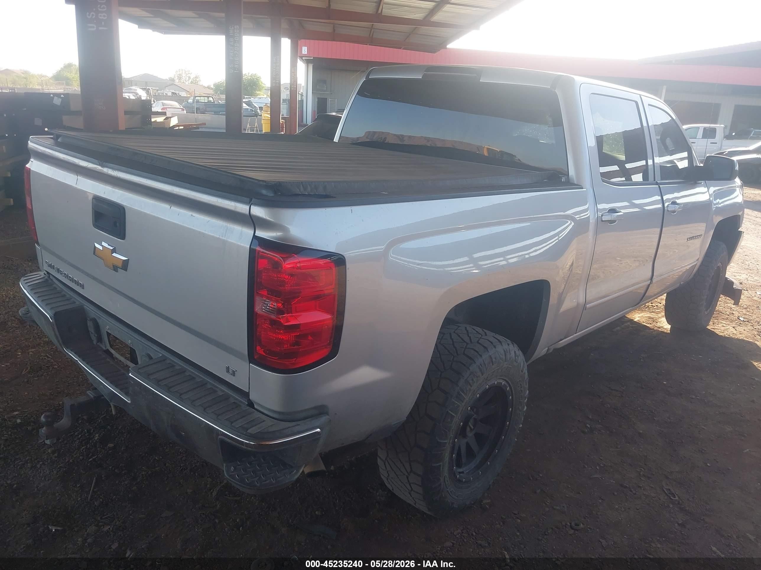 2018 Chevrolet Silverado 1500 1lt Gray vin: 3GCPCREC3JG115234