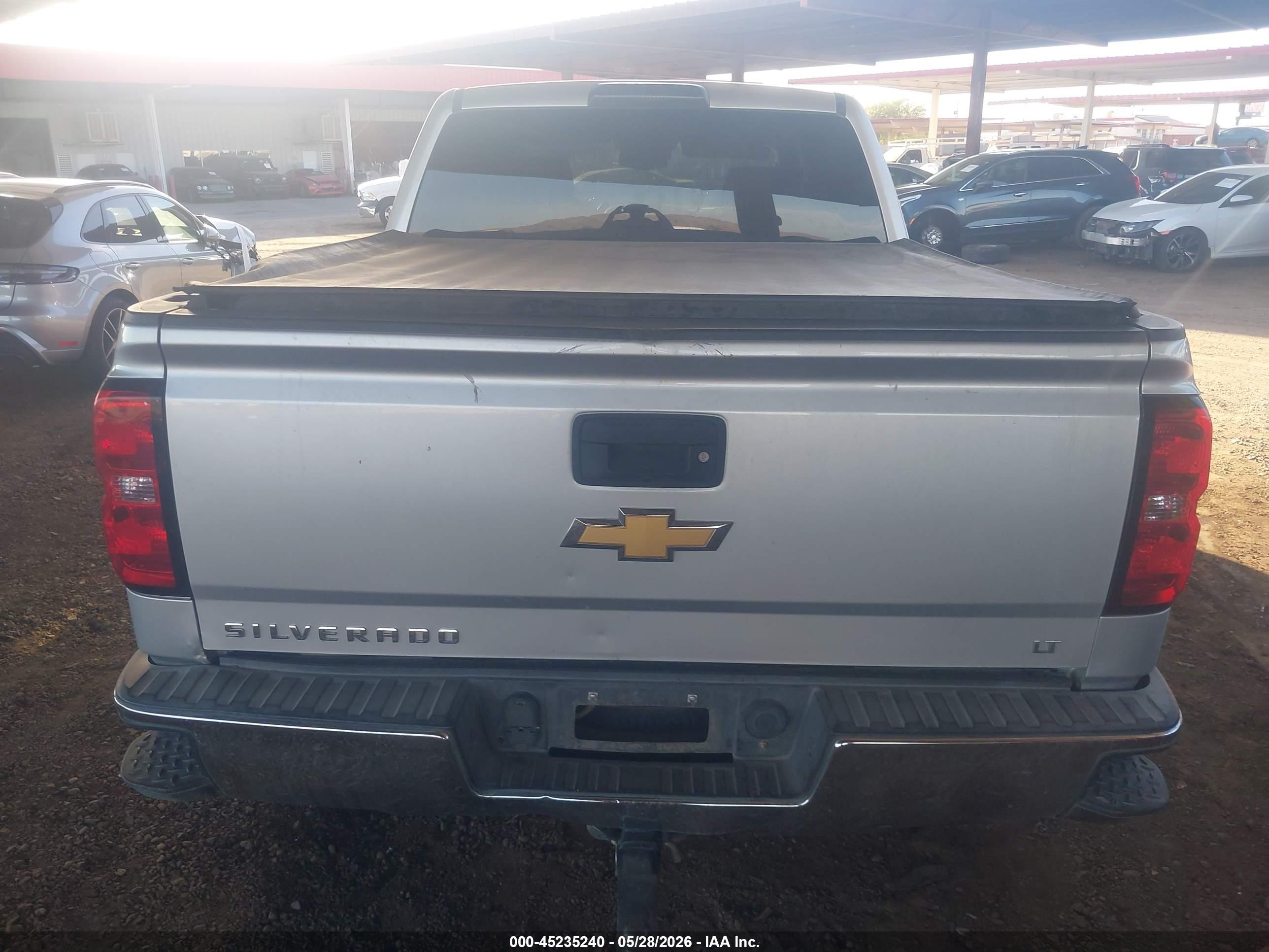 2018 Chevrolet Silverado 1500 1lt Gray vin: 3GCPCREC3JG115234