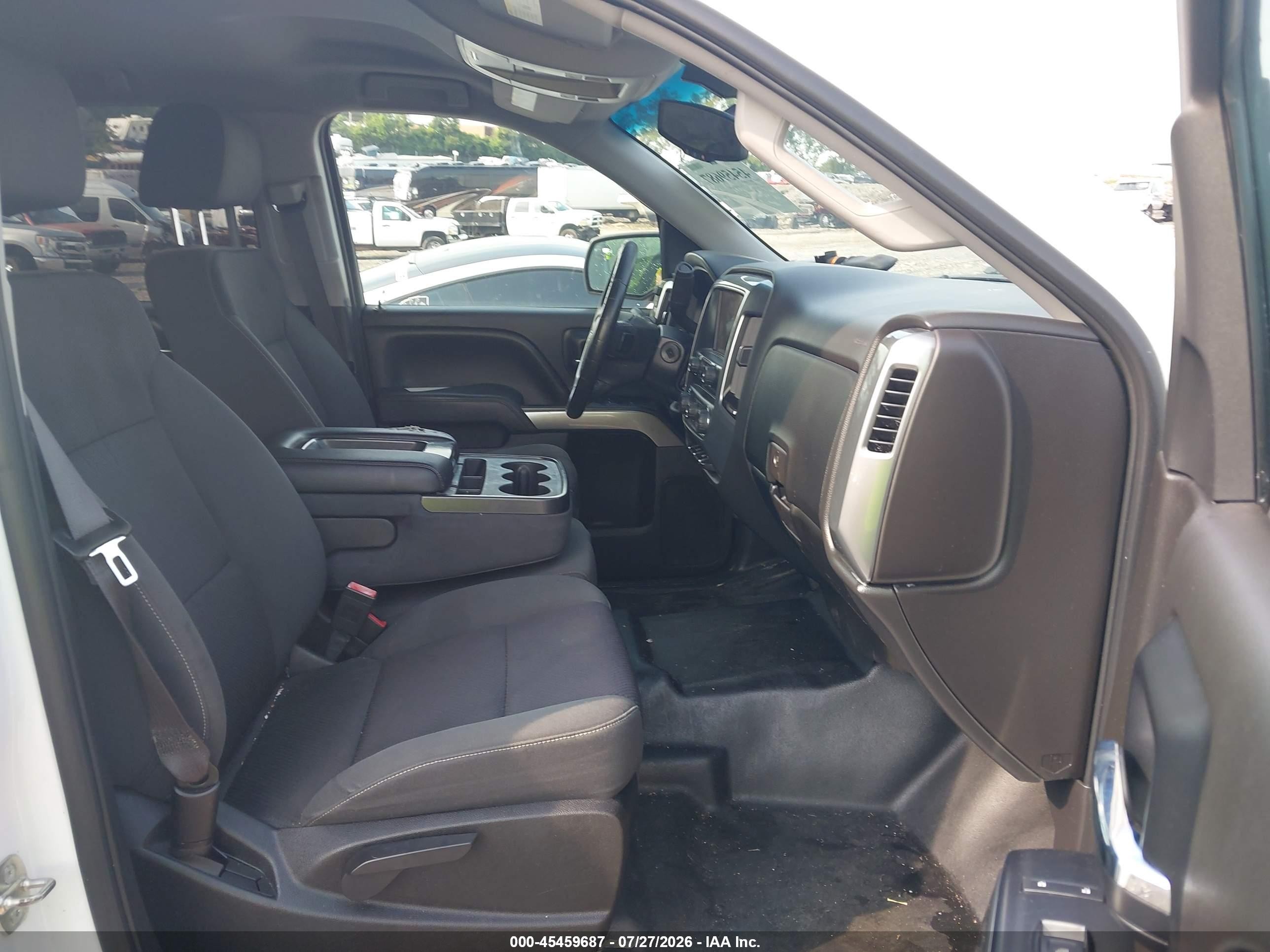 2014 Chevrolet Silverado 1500 1lt White vin: 3GCPCREC4EG135742