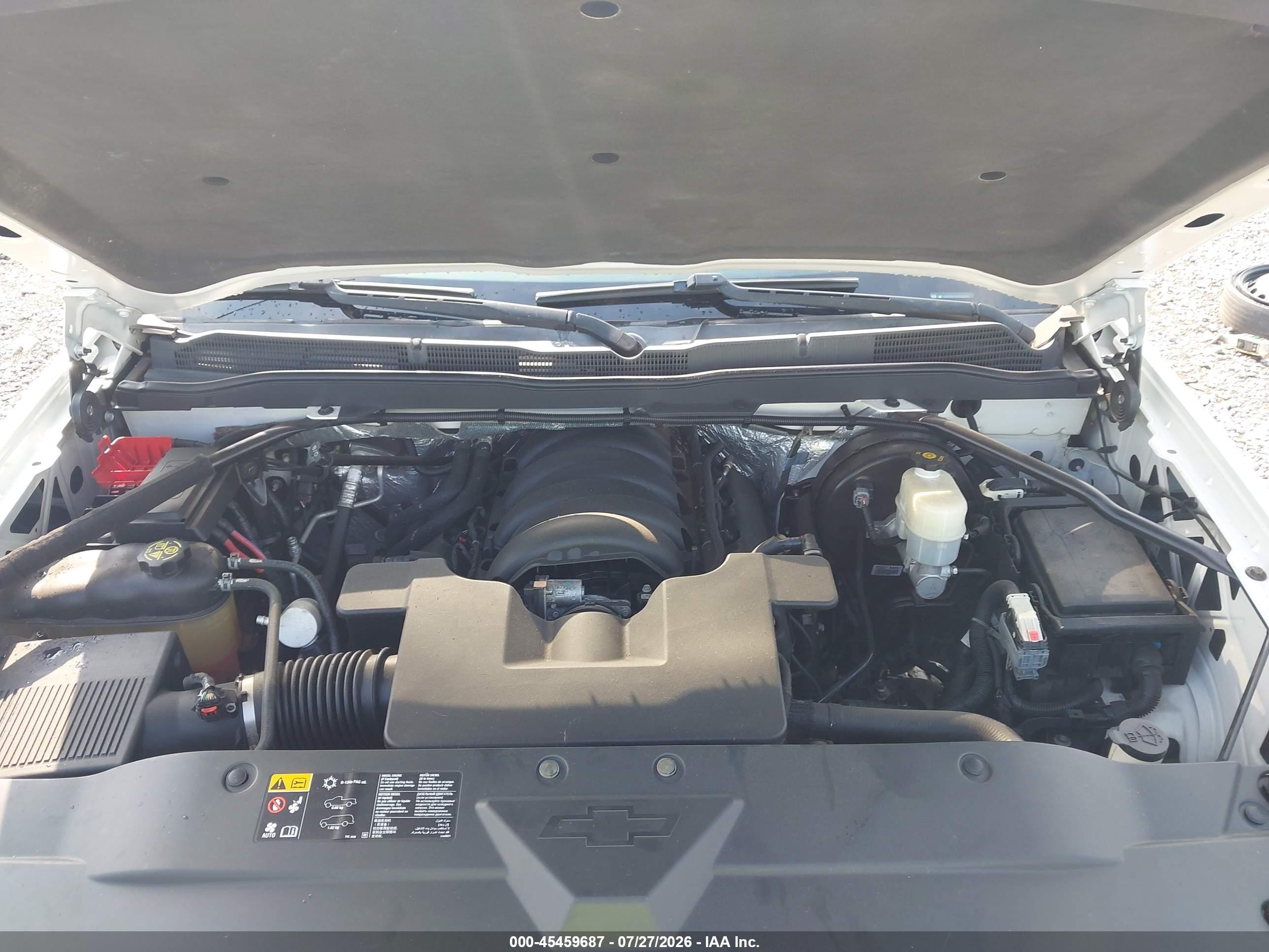 2014 Chevrolet Silverado 1500 1lt White vin: 3GCPCREC4EG135742