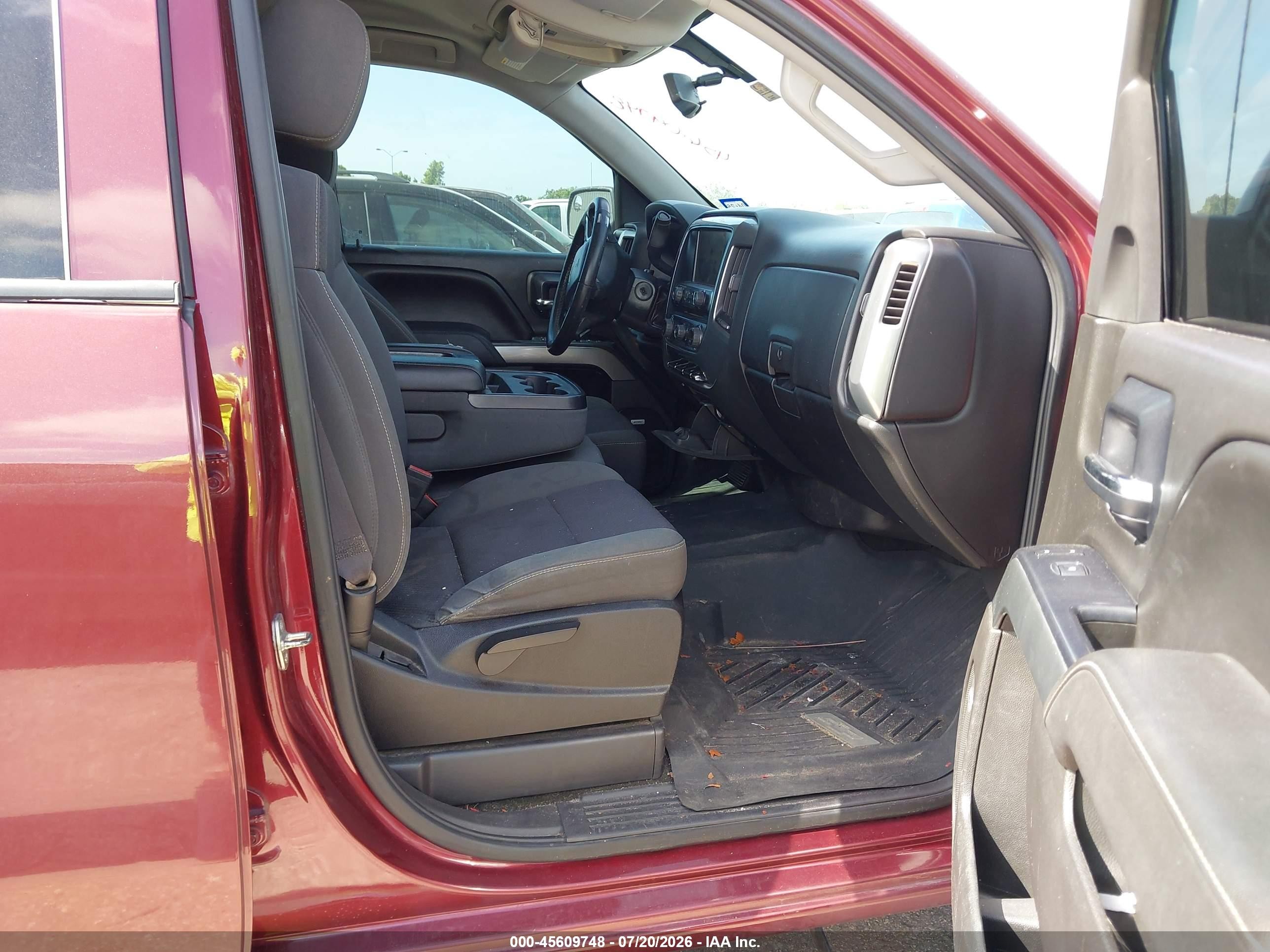 2014 Chevrolet Silverado 1500 Lt Burgundy vin: 3GCPCREC4EG142352