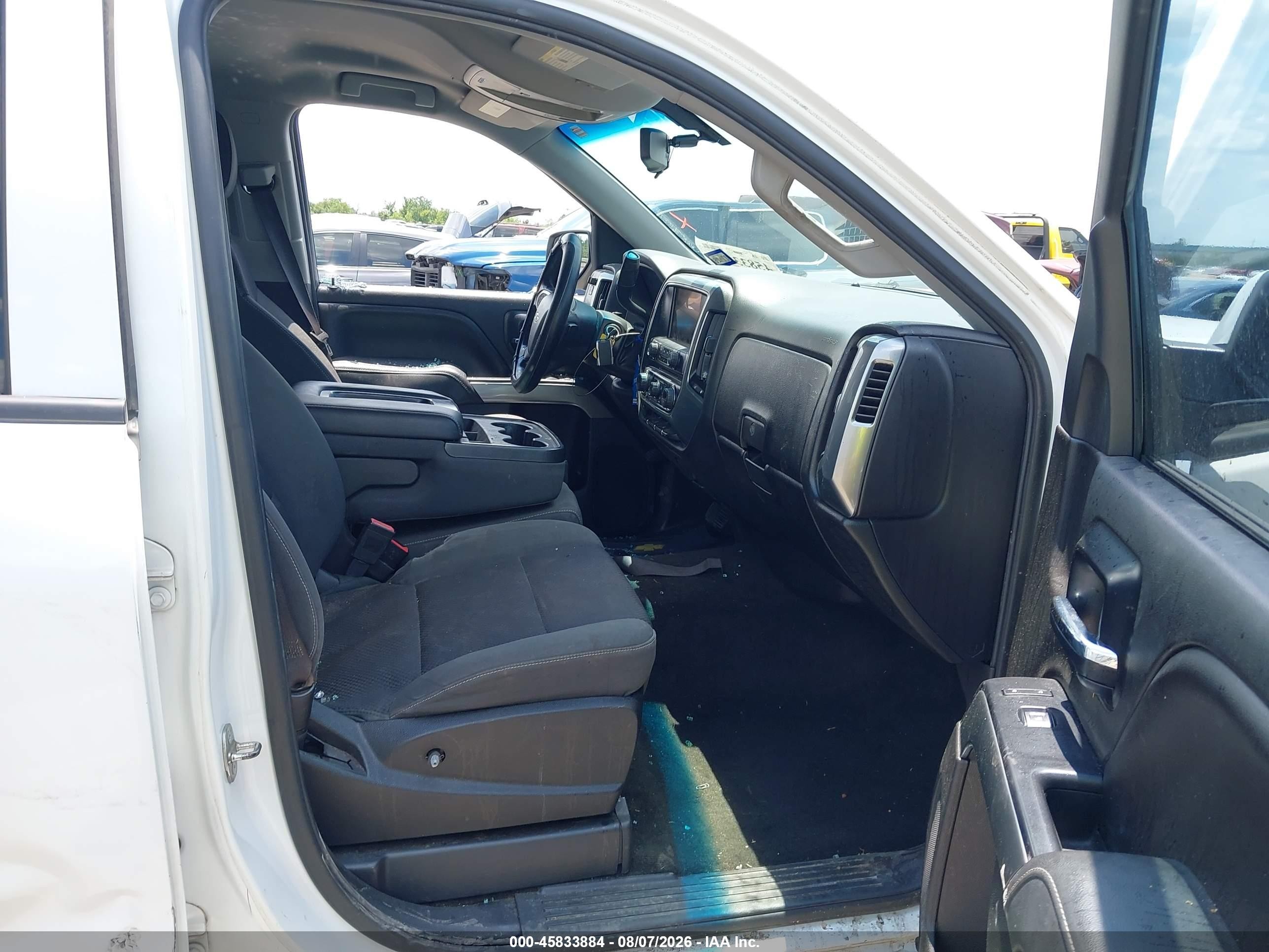 2014 Chevrolet Silverado 1500 Lt White vin: 3GCPCREC4EG143839