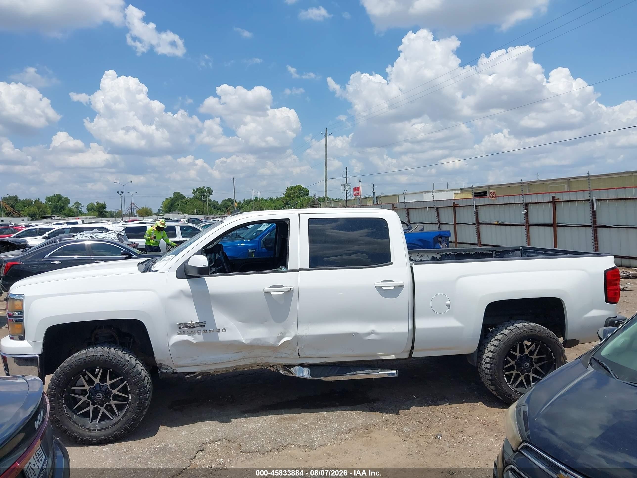 2014 Chevrolet Silverado 1500 Lt White vin: 3GCPCREC4EG143839