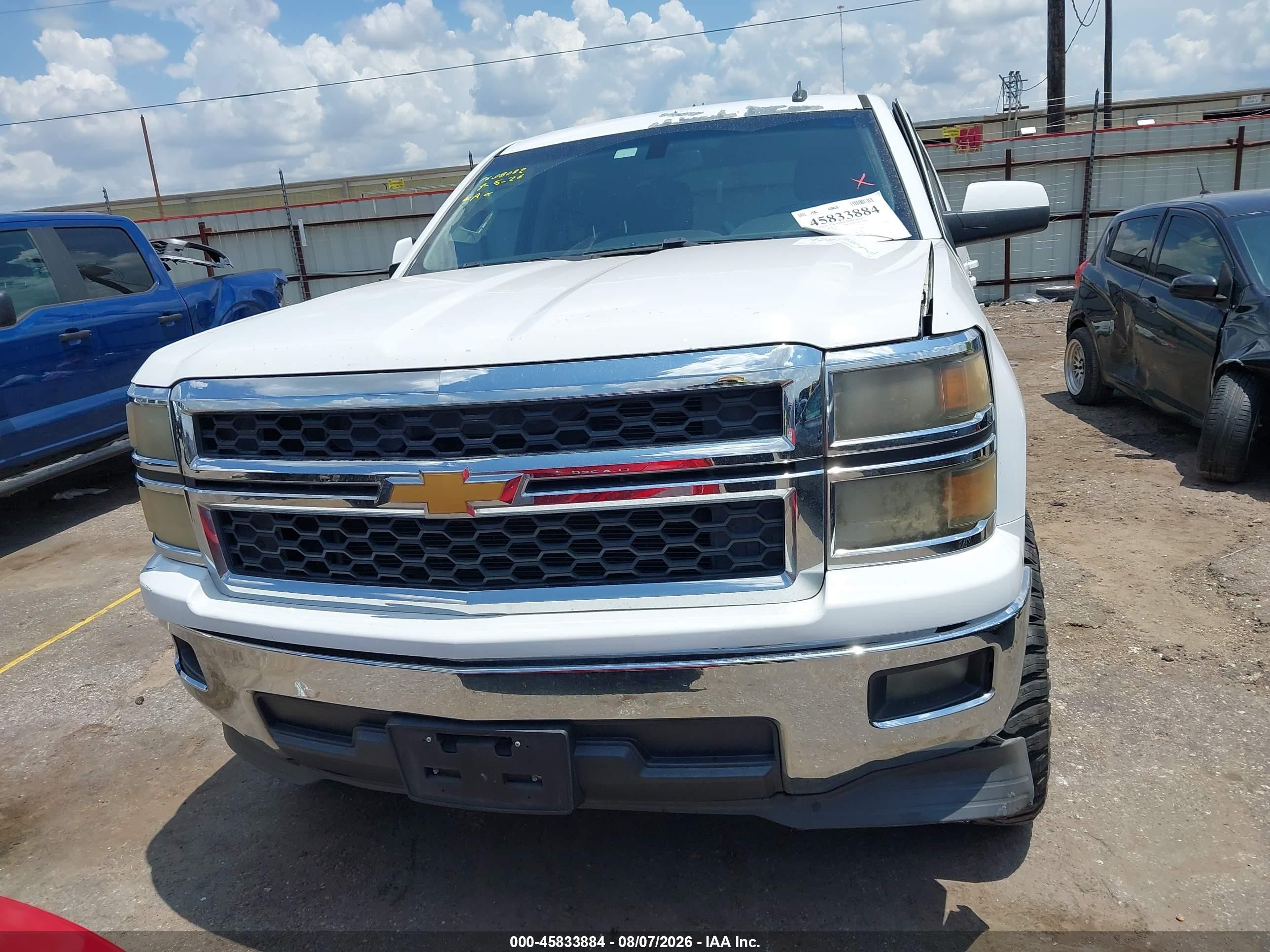 2014 Chevrolet Silverado 1500 Lt White vin: 3GCPCREC4EG143839