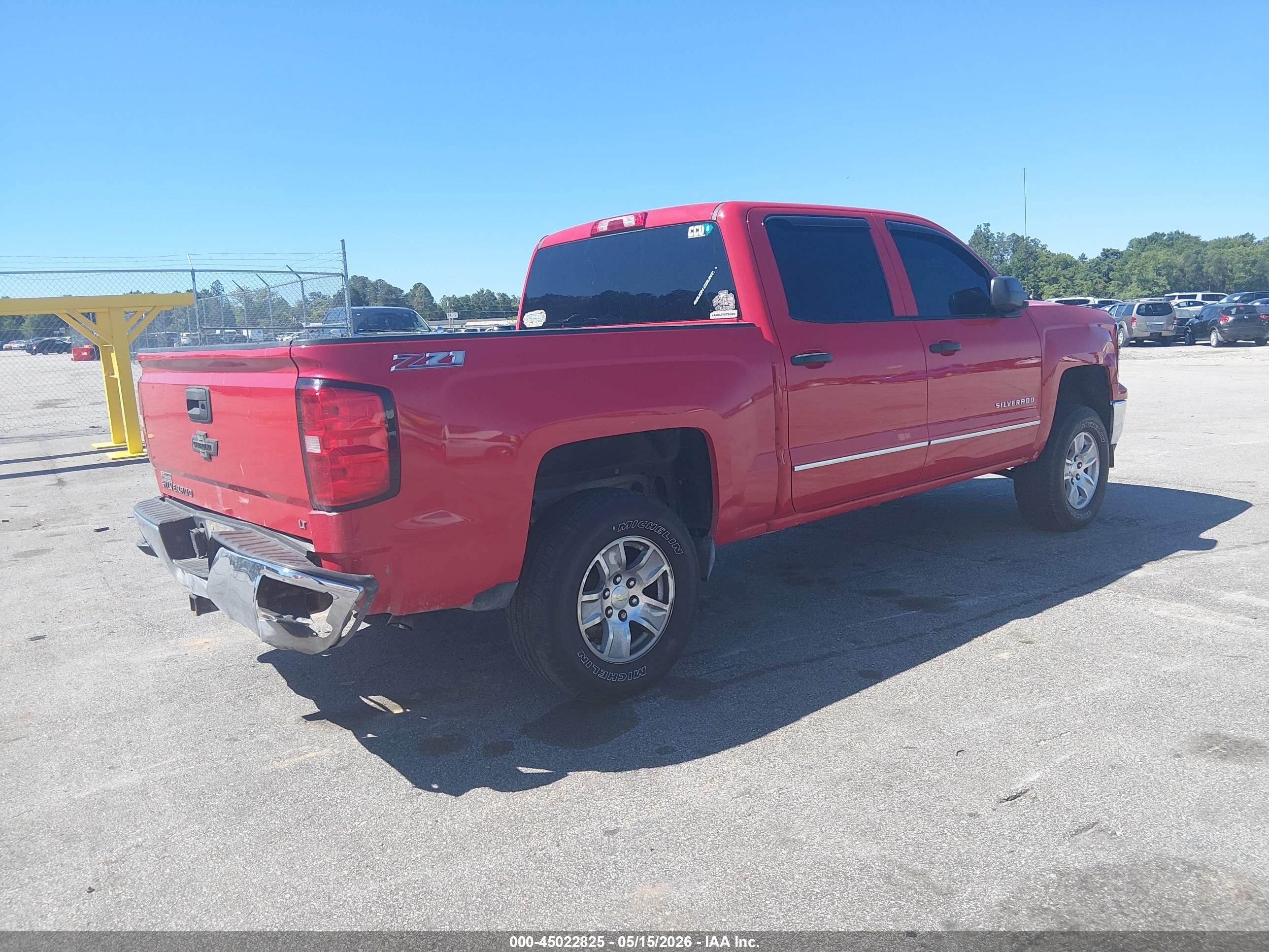 2014 Chevrolet Silverado 1500 2lt Red vin: 3GCPCREC4EG213078