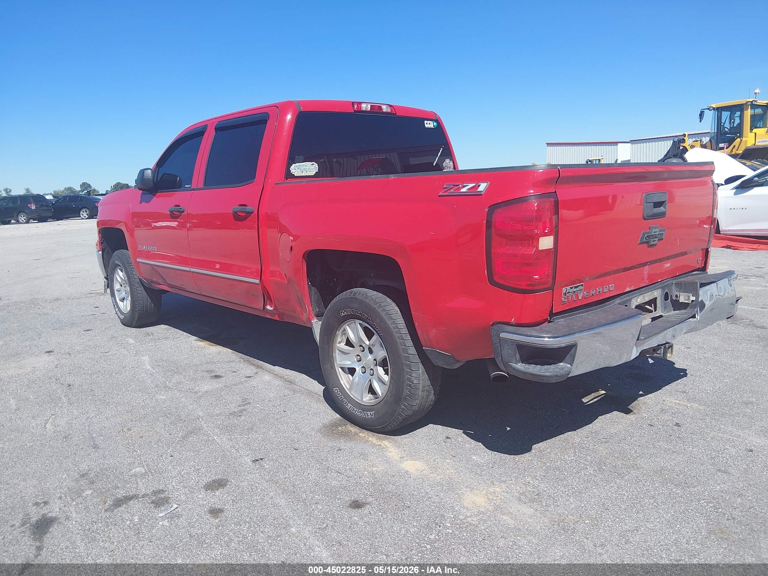 2014 Chevrolet Silverado 1500 2lt Red vin: 3GCPCREC4EG213078