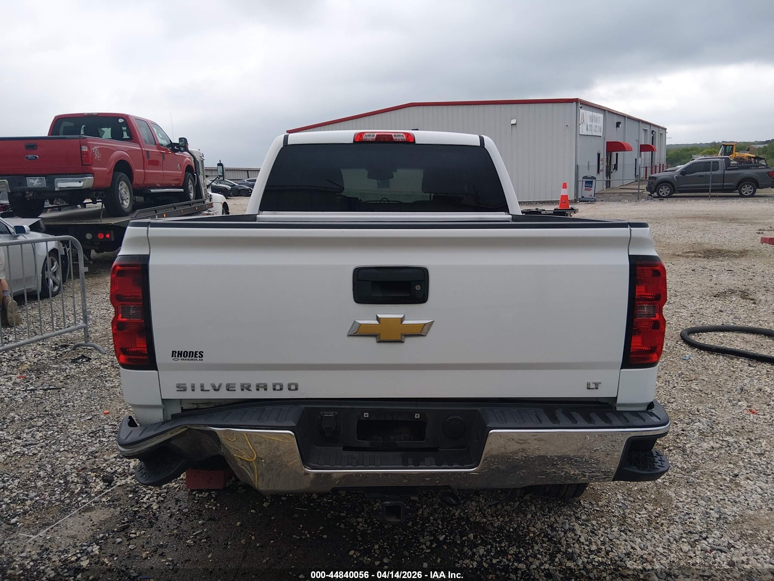 2014 Chevrolet Silverado 1500 1lt White vin: 3GCPCREC4EG234576