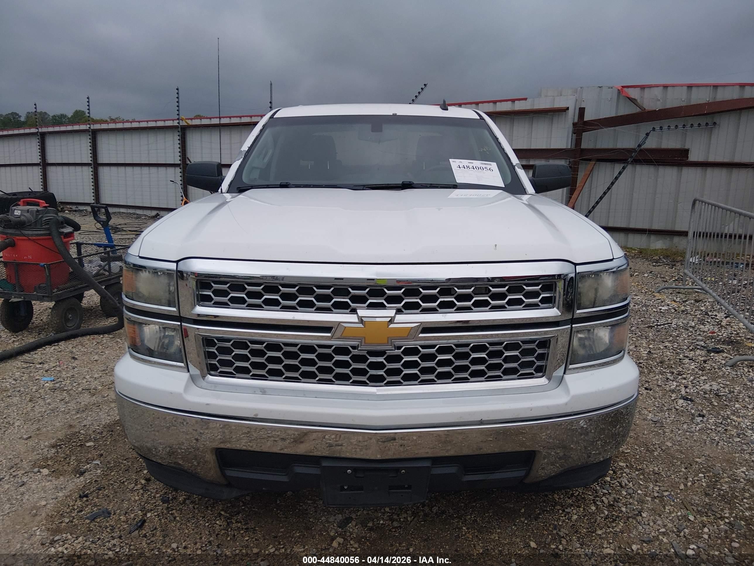 2014 Chevrolet Silverado 1500 1lt White vin: 3GCPCREC4EG234576