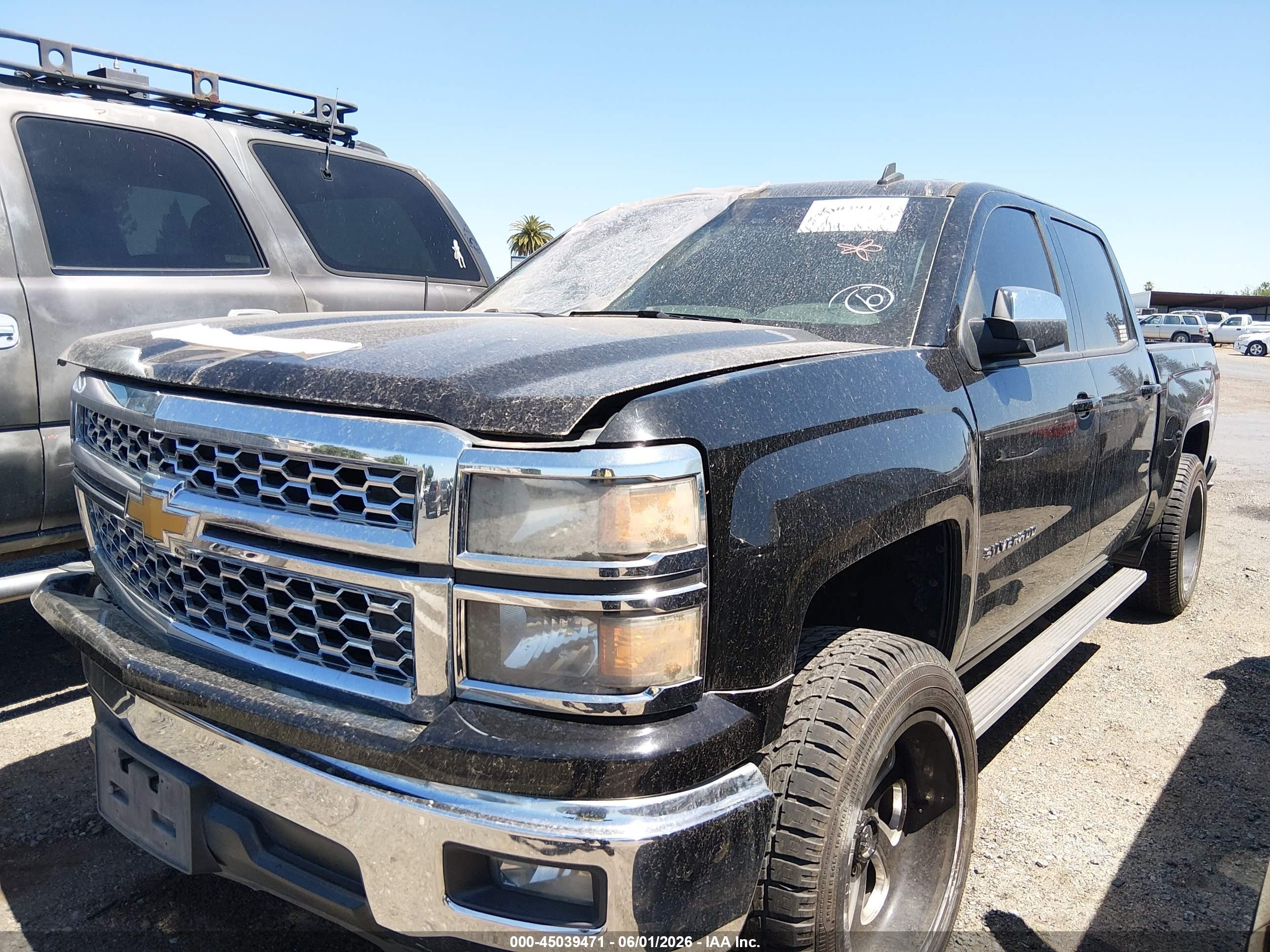 2014 Chevrolet Silverado 1500 1lt Черный vin: 3GCPCREC4EG421736