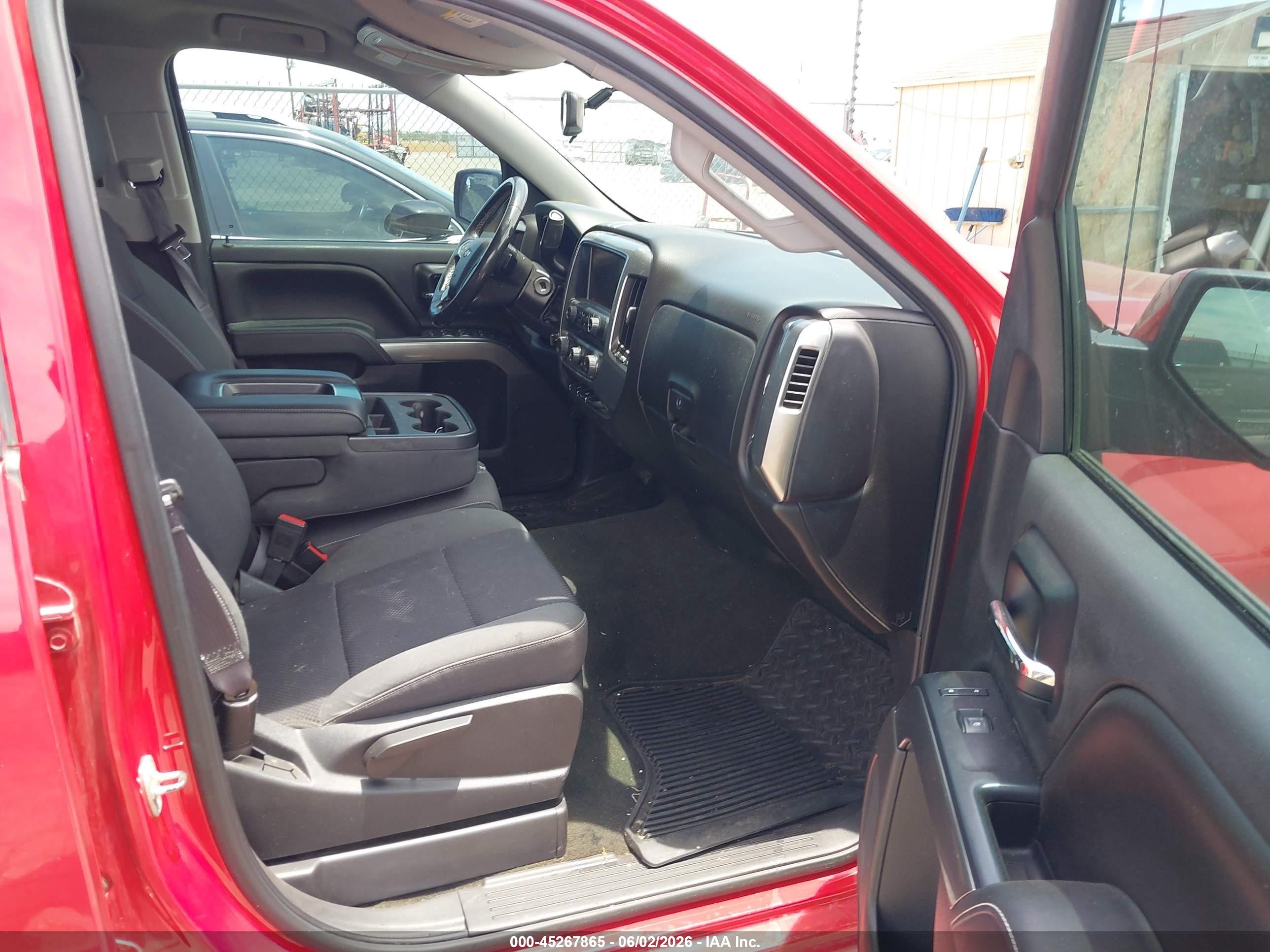 2014 Chevrolet Silverado 1500 1lt Red vin: 3GCPCREC4EG472718