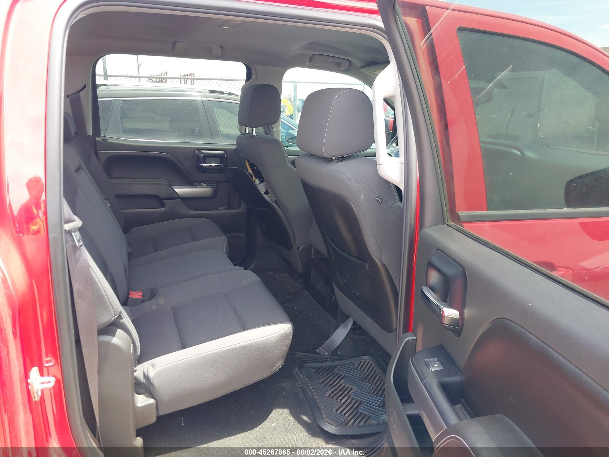 2014 Chevrolet Silverado 1500 1lt Red vin: 3GCPCREC4EG472718