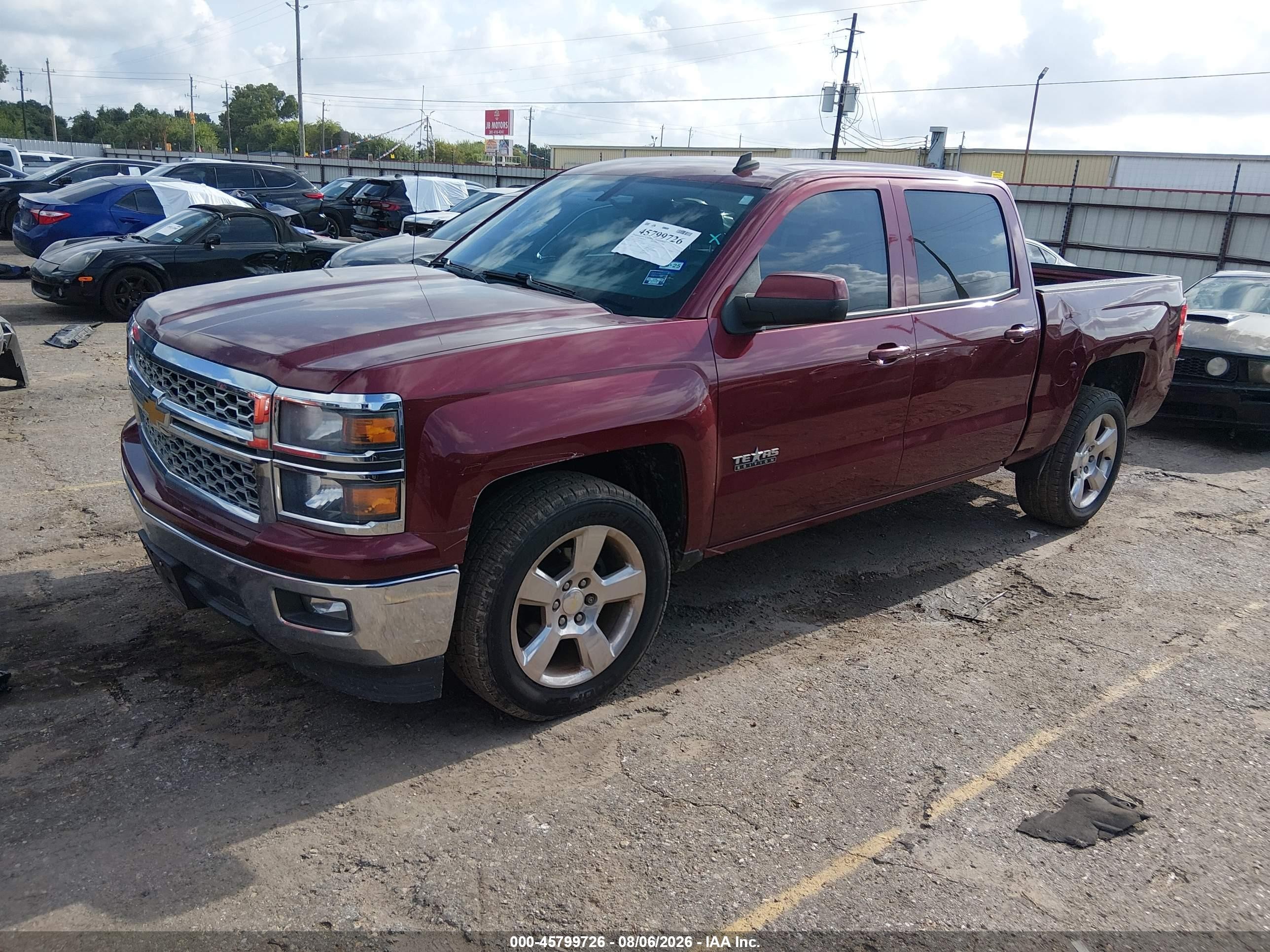 2014 Chevrolet Silverado 1500 Lt Maroon vin: 3GCPCREC4EG497425