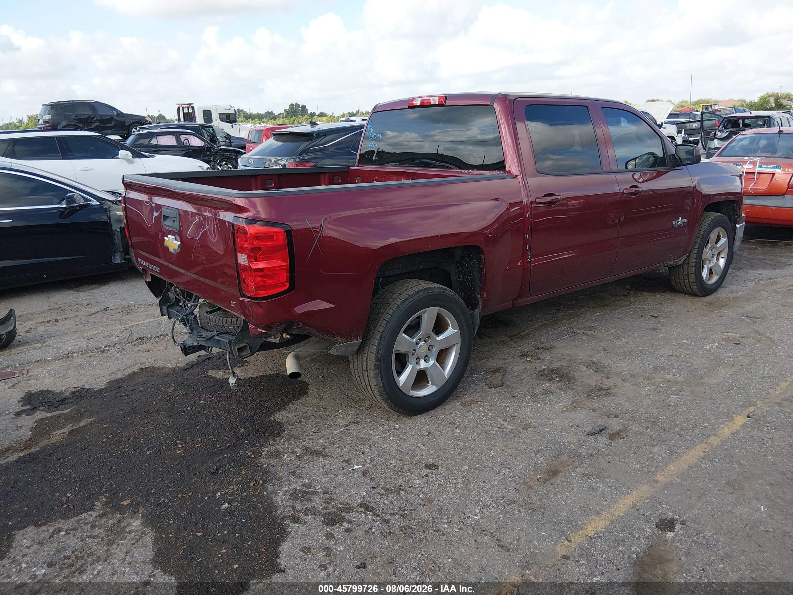 2014 Chevrolet Silverado 1500 Lt Maroon vin: 3GCPCREC4EG497425