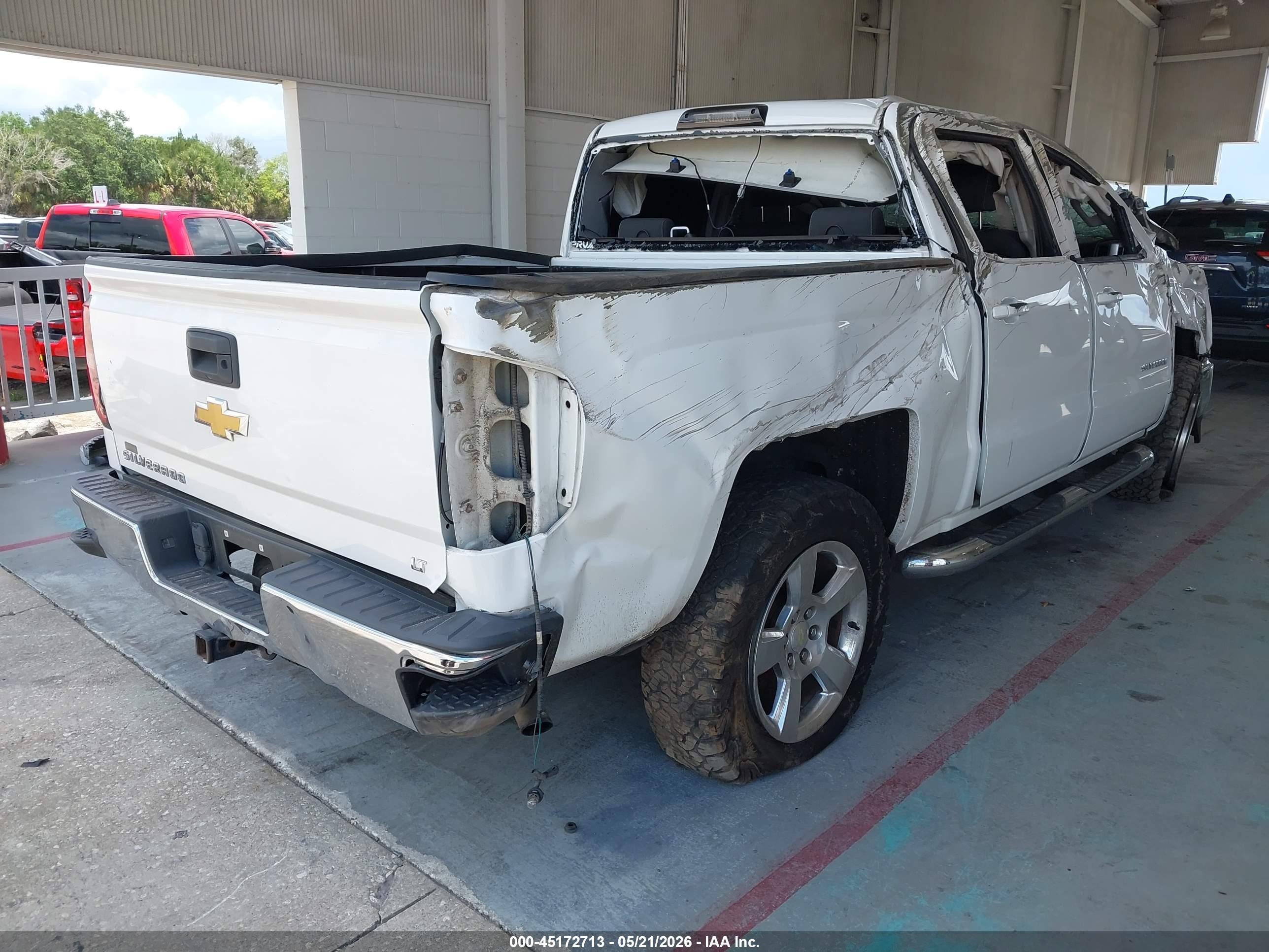 2014 Chevrolet Silverado 1500 1lt White vin: 3GCPCREC4EG497571