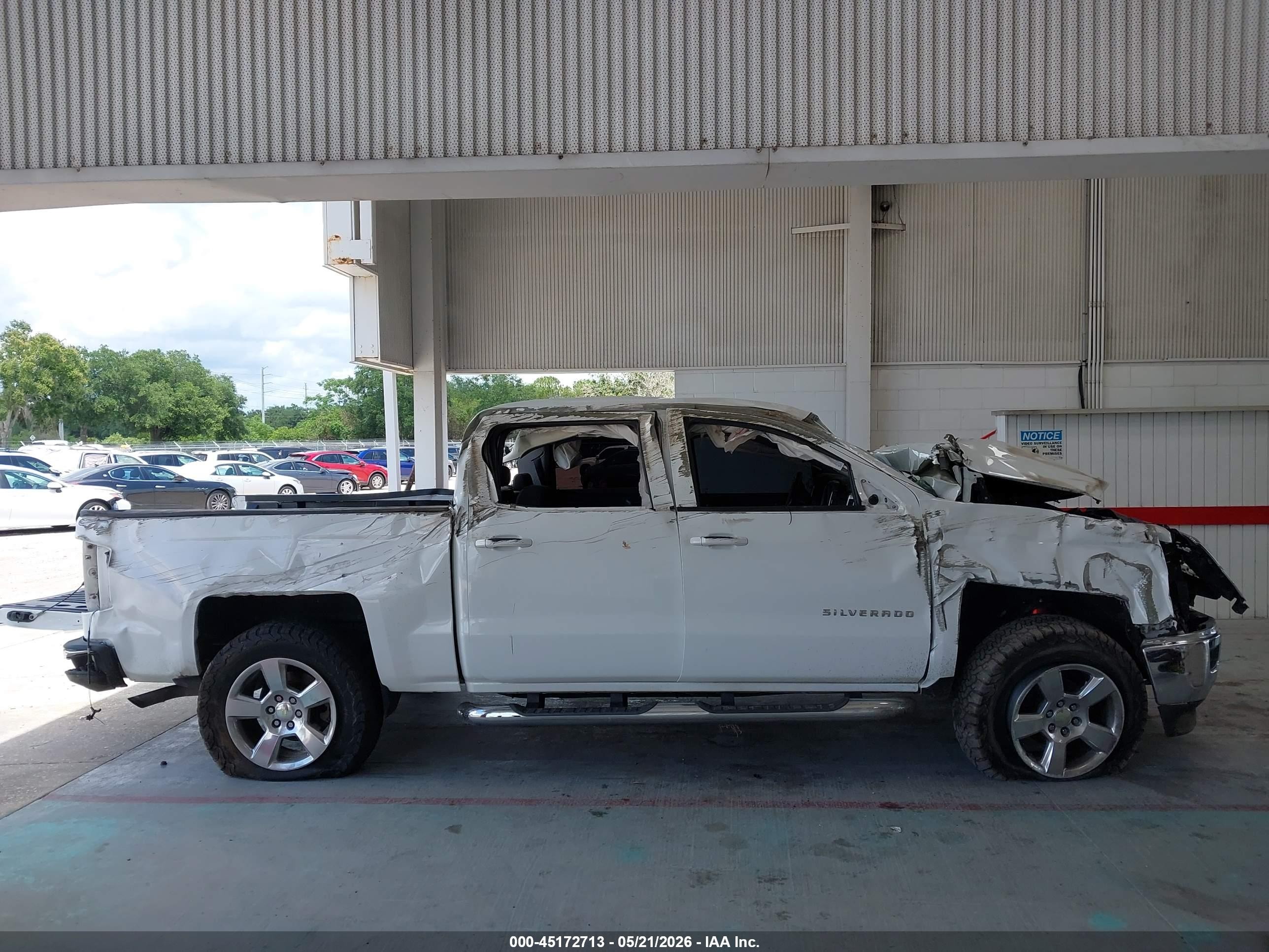 2014 Chevrolet Silverado 1500 1lt White vin: 3GCPCREC4EG497571