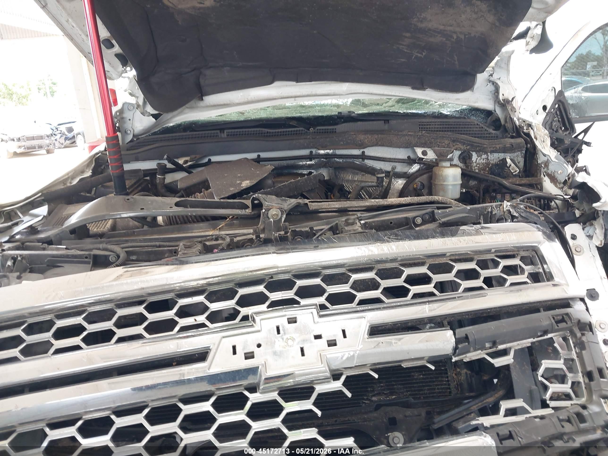 2014 Chevrolet Silverado 1500 1lt White vin: 3GCPCREC4EG497571