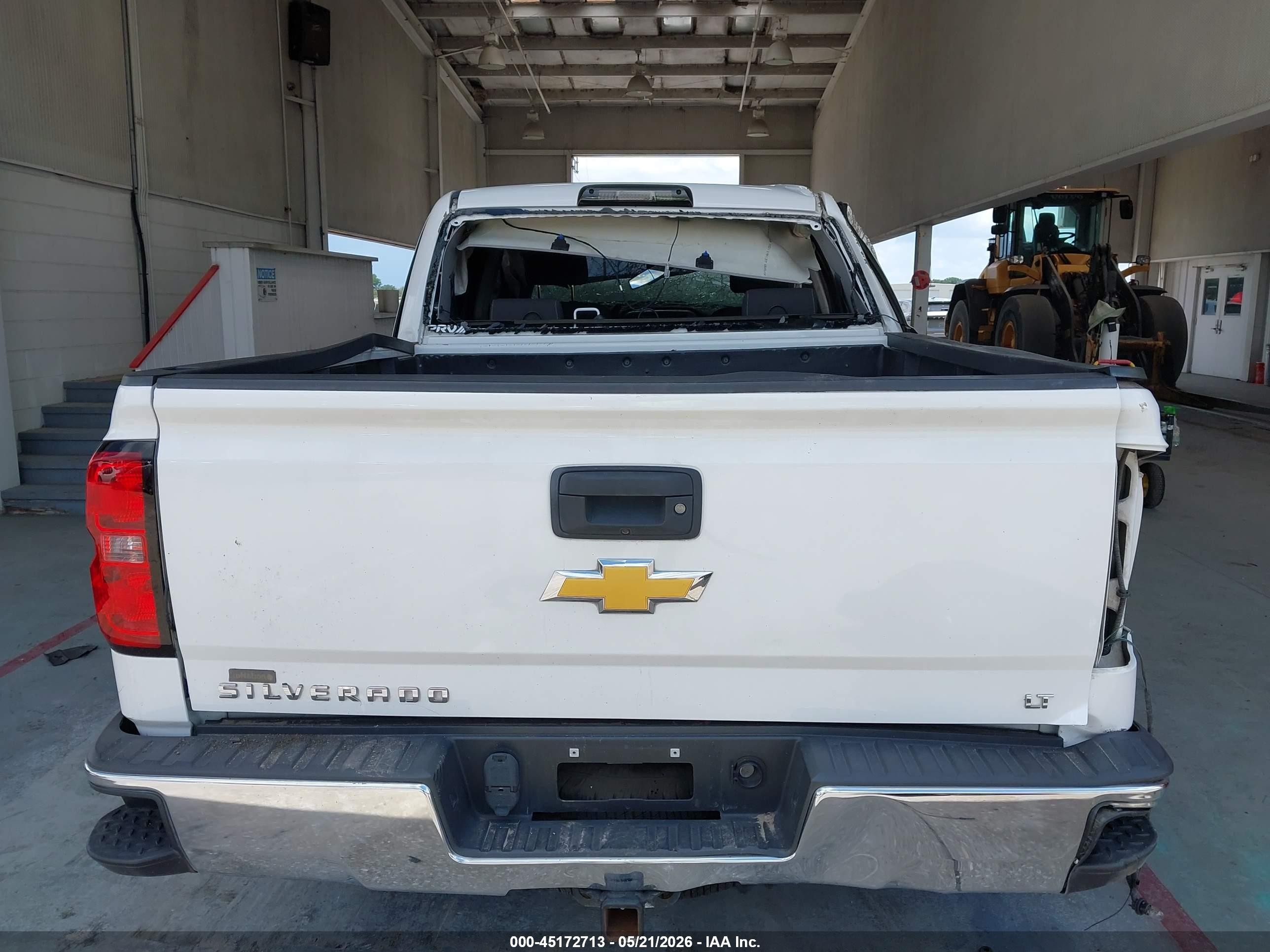 2014 Chevrolet Silverado 1500 1lt White vin: 3GCPCREC4EG497571