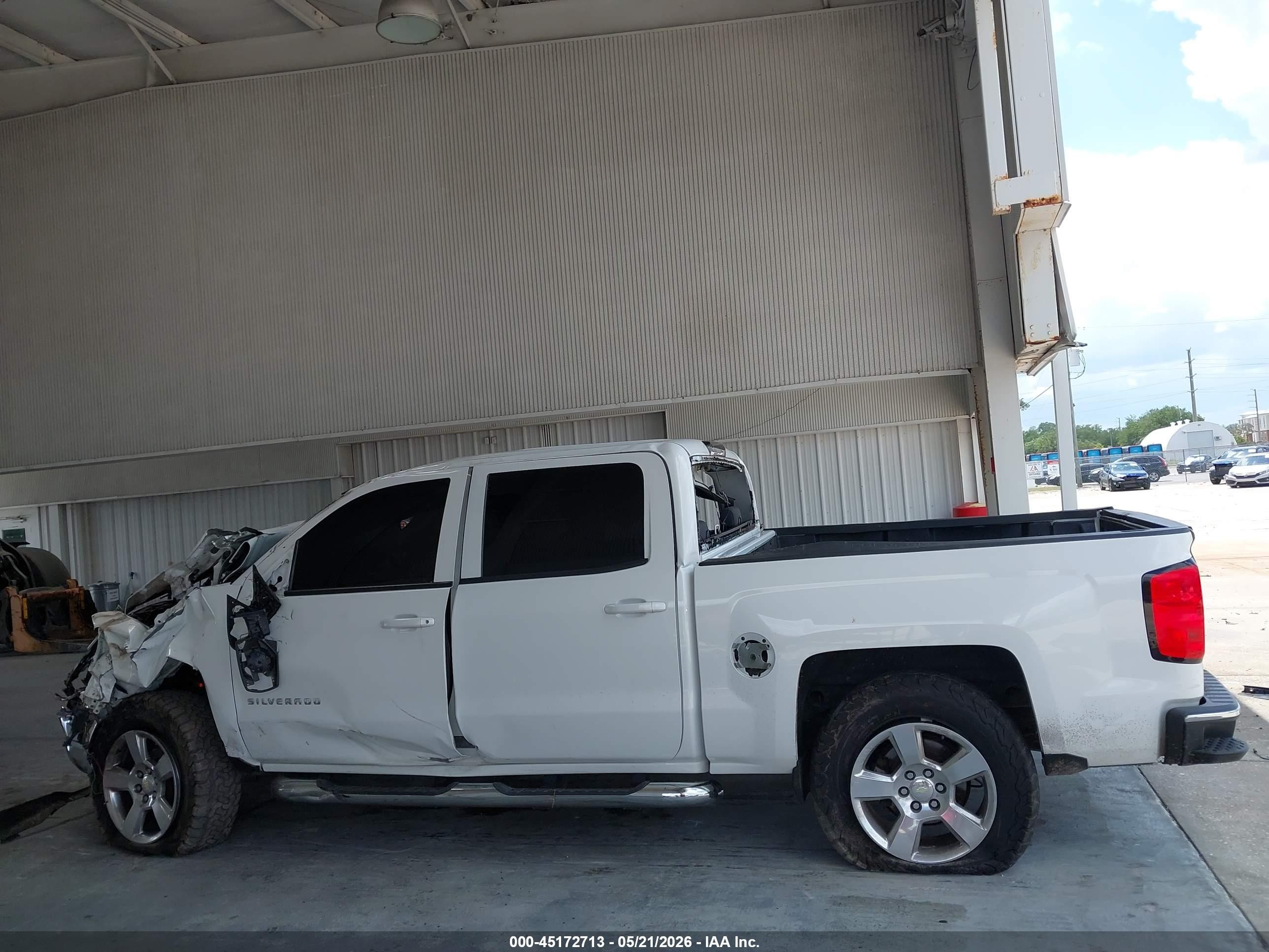 2014 Chevrolet Silverado 1500 1lt White vin: 3GCPCREC4EG497571