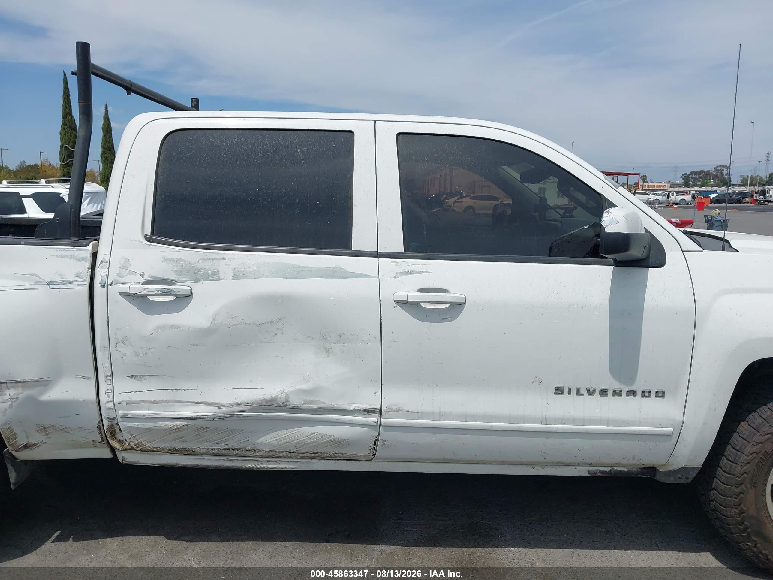2015 Chevrolet Silverado 1500 Lt White vin: 3GCPCREC4FG114083