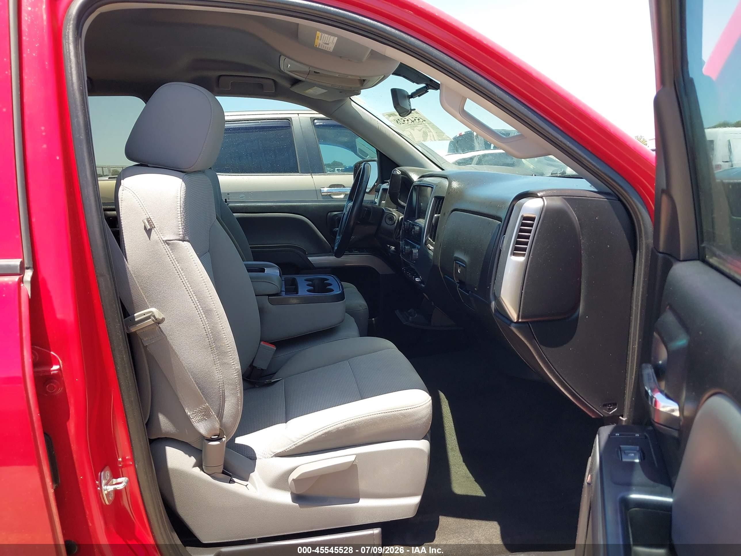 2015 Chevrolet Silverado 1500 Lt Red vin: 3GCPCREC4FG150730