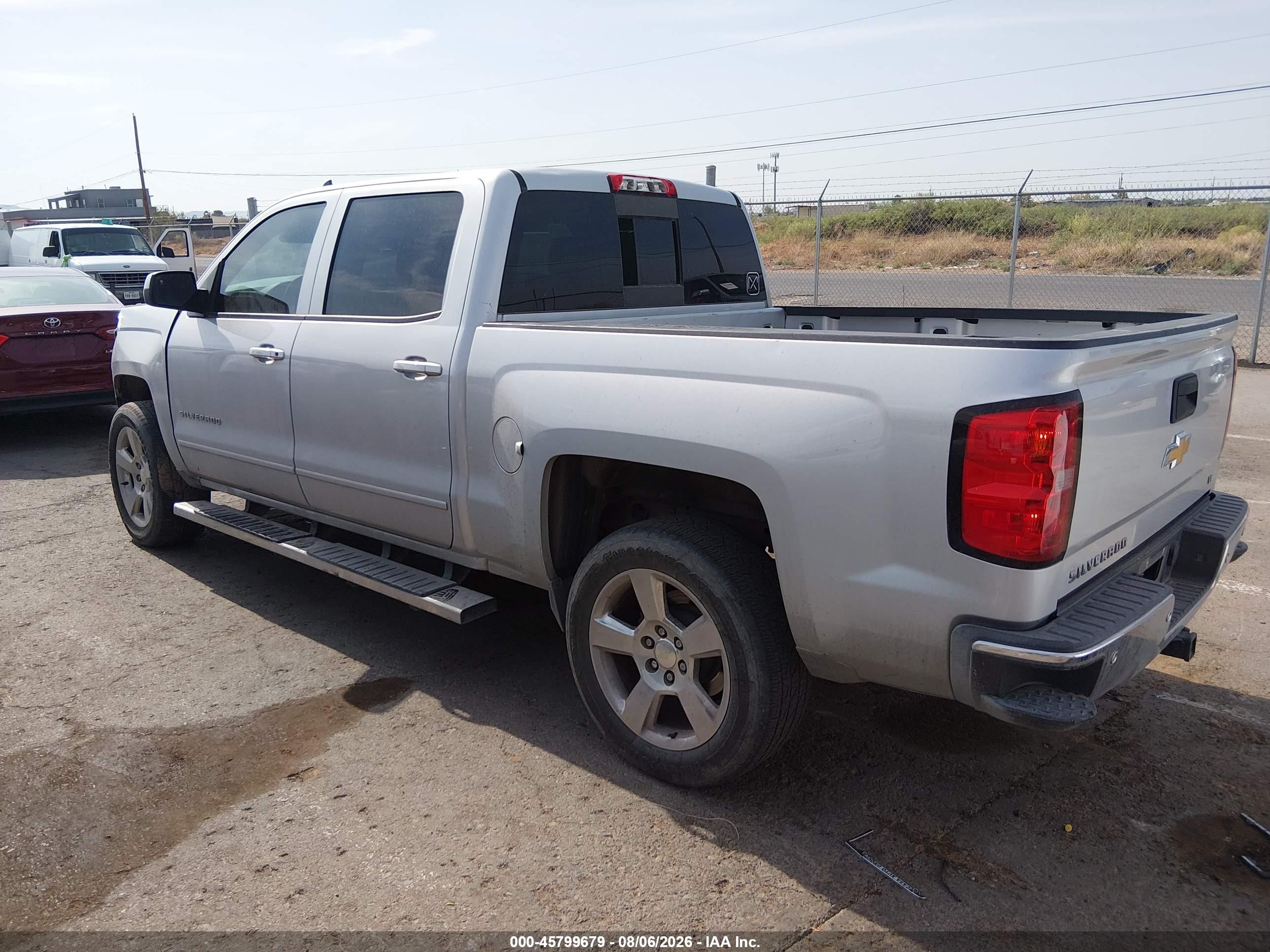 2015 Chevrolet Silverado 1500 Lt Silver vin: 3GCPCREC4FG316714