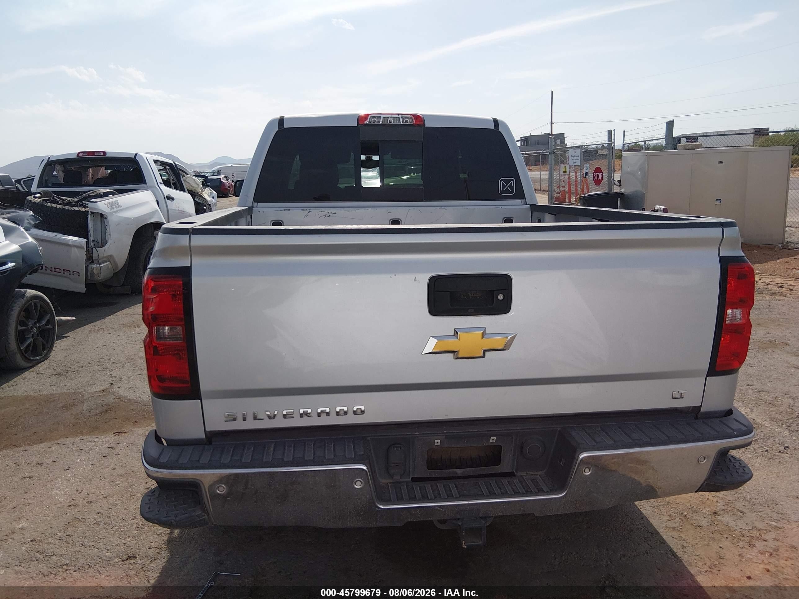 2015 Chevrolet Silverado 1500 Lt Silver vin: 3GCPCREC4FG316714