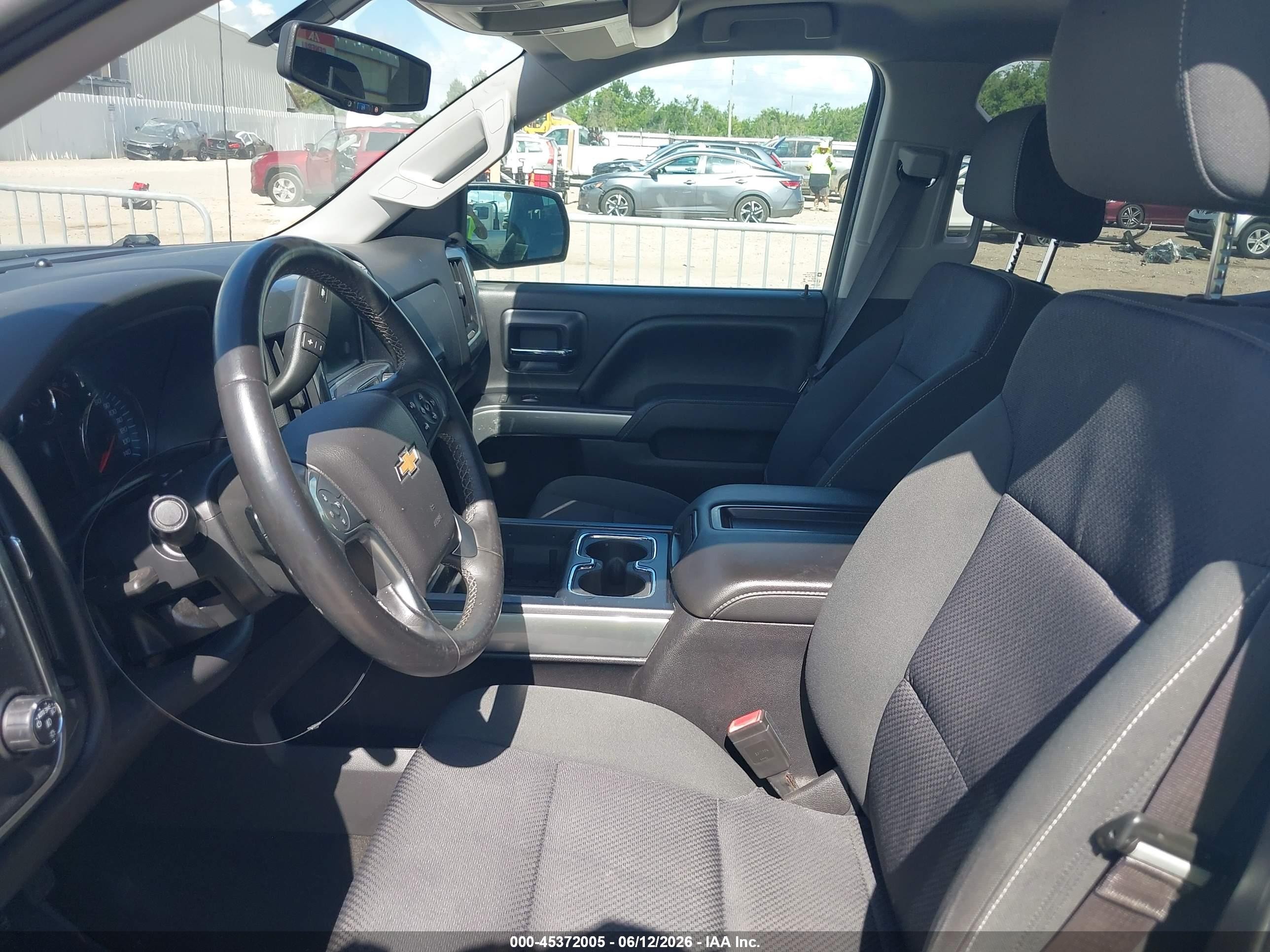 2015 Chevrolet Silverado 1500 1lt Silver vin: 3GCPCREC4FG327731
